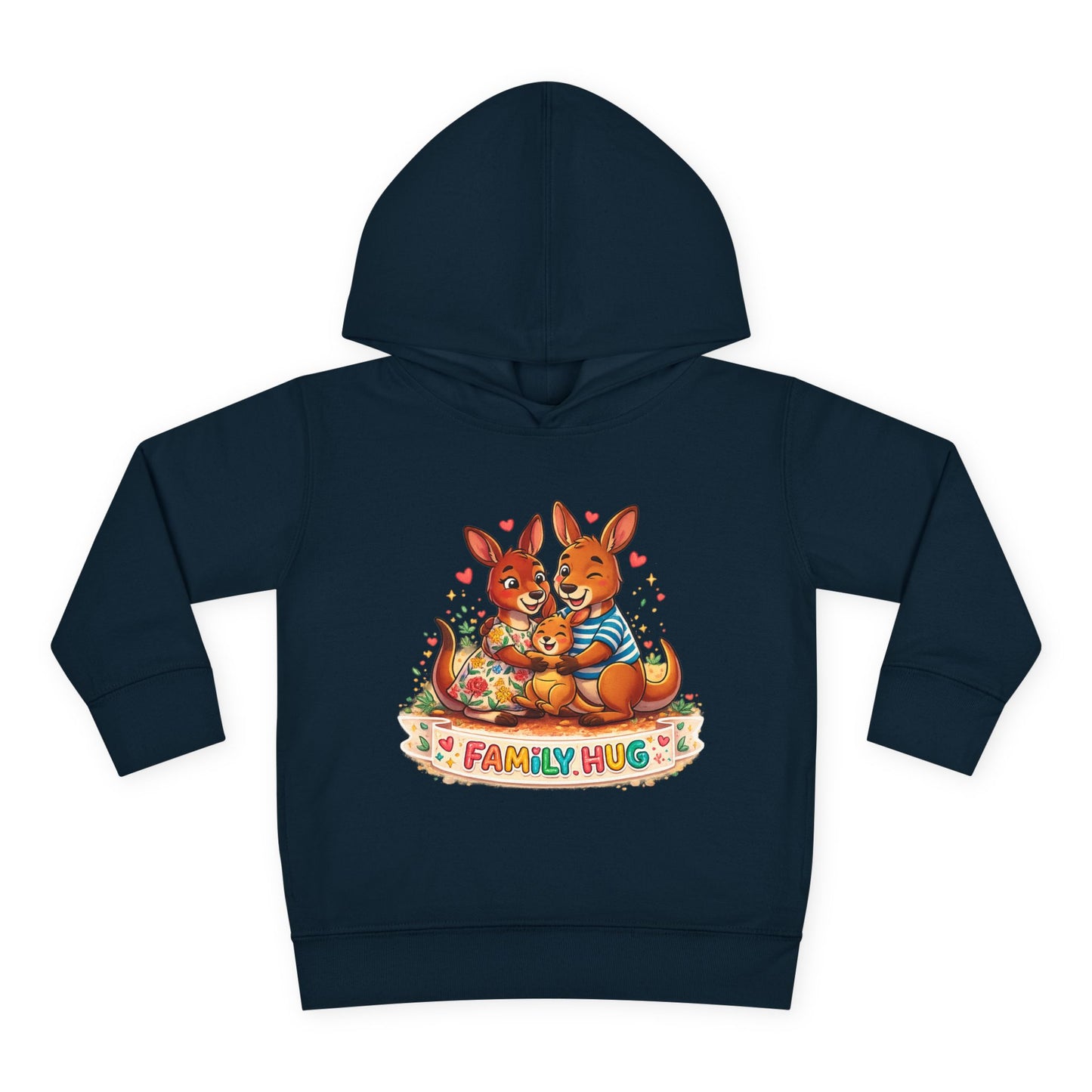 Family Hug Kangaroo Toddler Pullover Fleece Hoodie