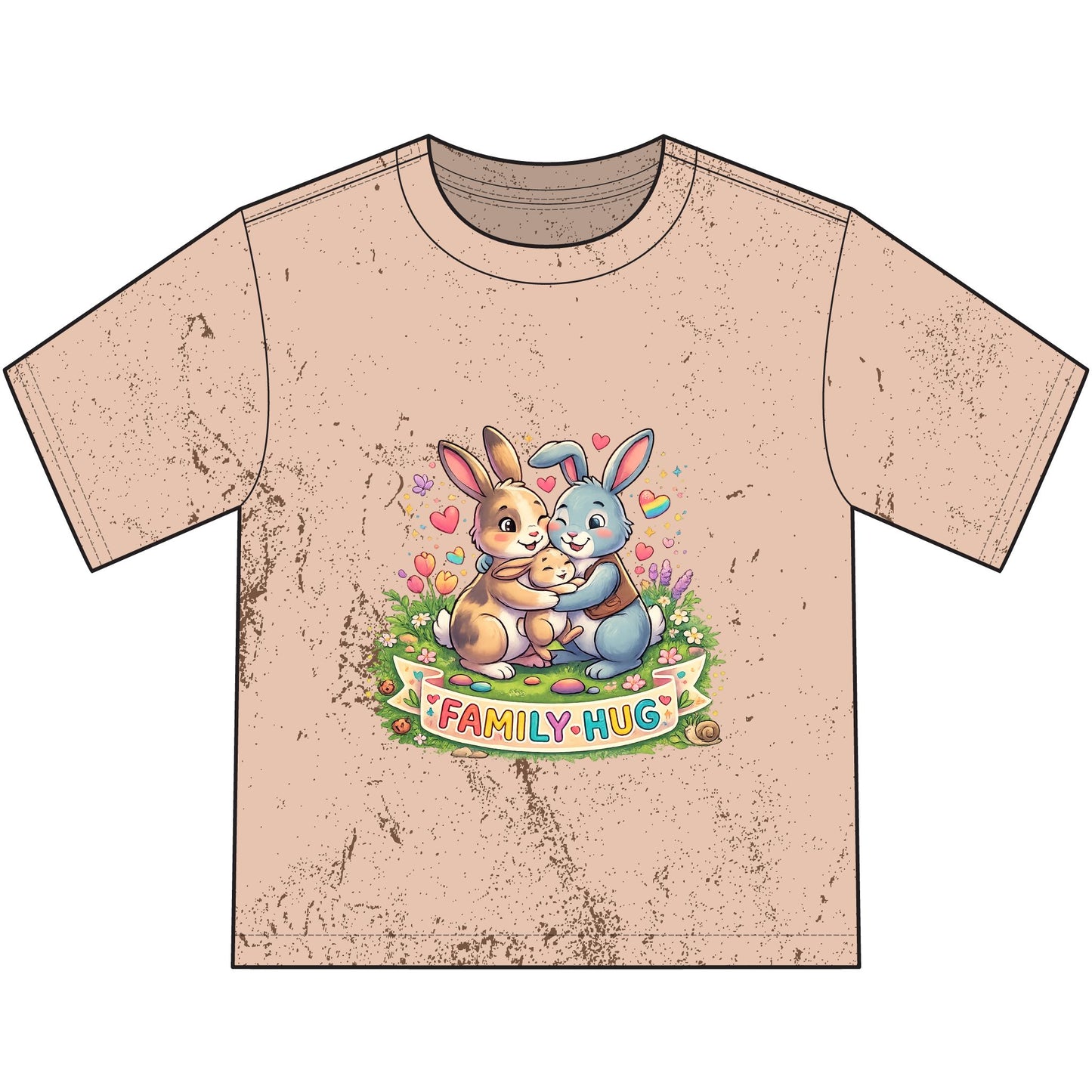 Big Squeeze Bunny Heavyweight Color Blast Youth T-Shirt