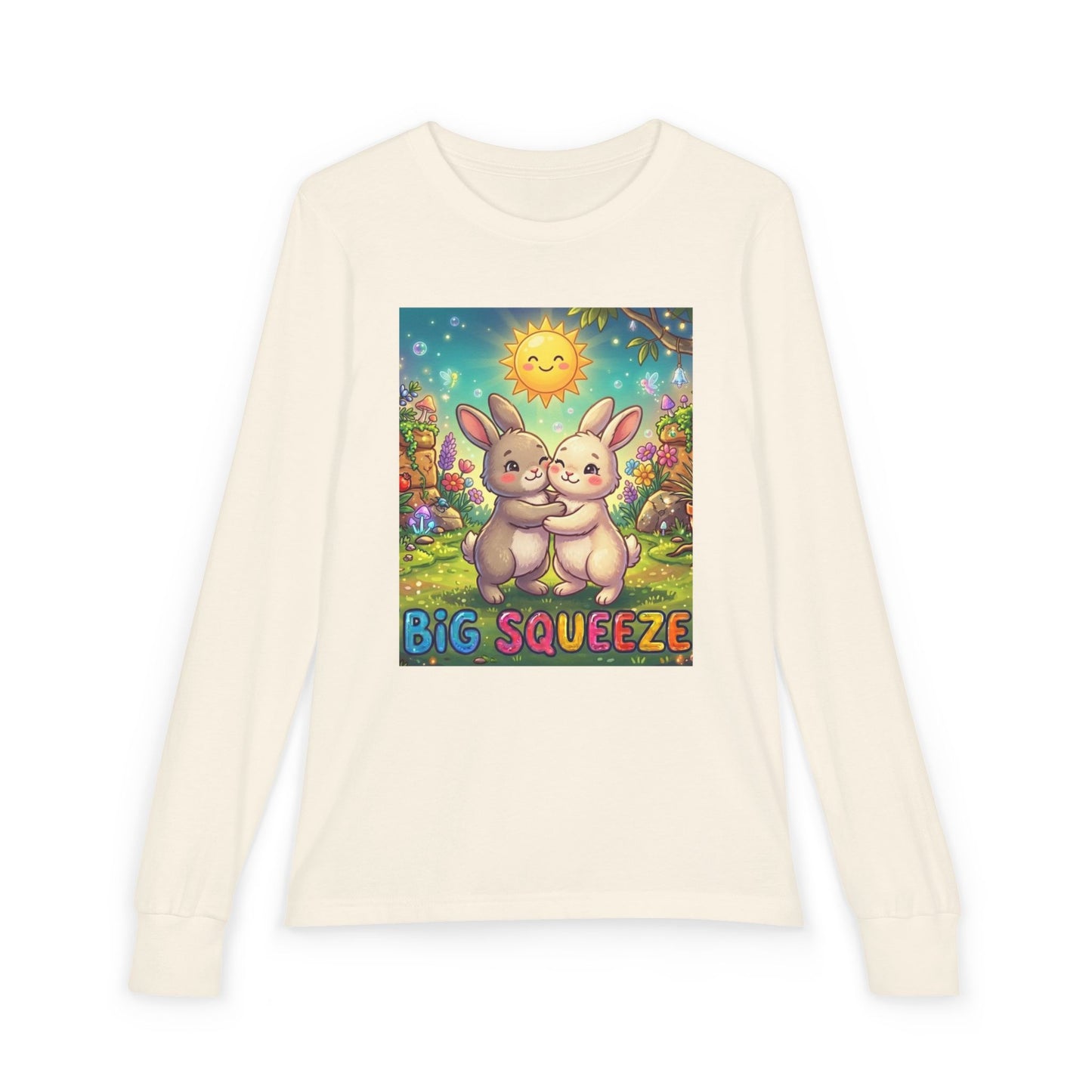 Big Squeeze Bunny Youth Jersey Long Sleeve Tee