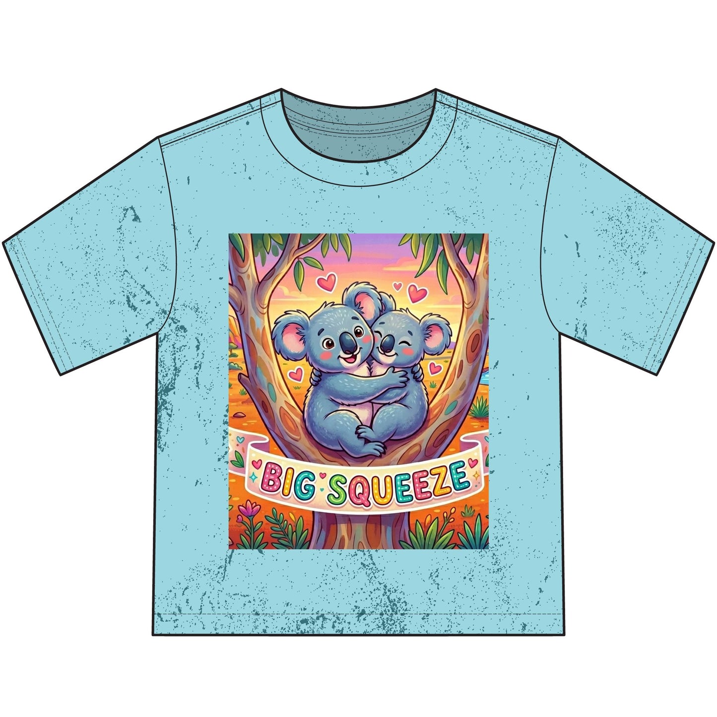 Big Squeeze Koala Heavyweight Color Blast Youth T-Shirt