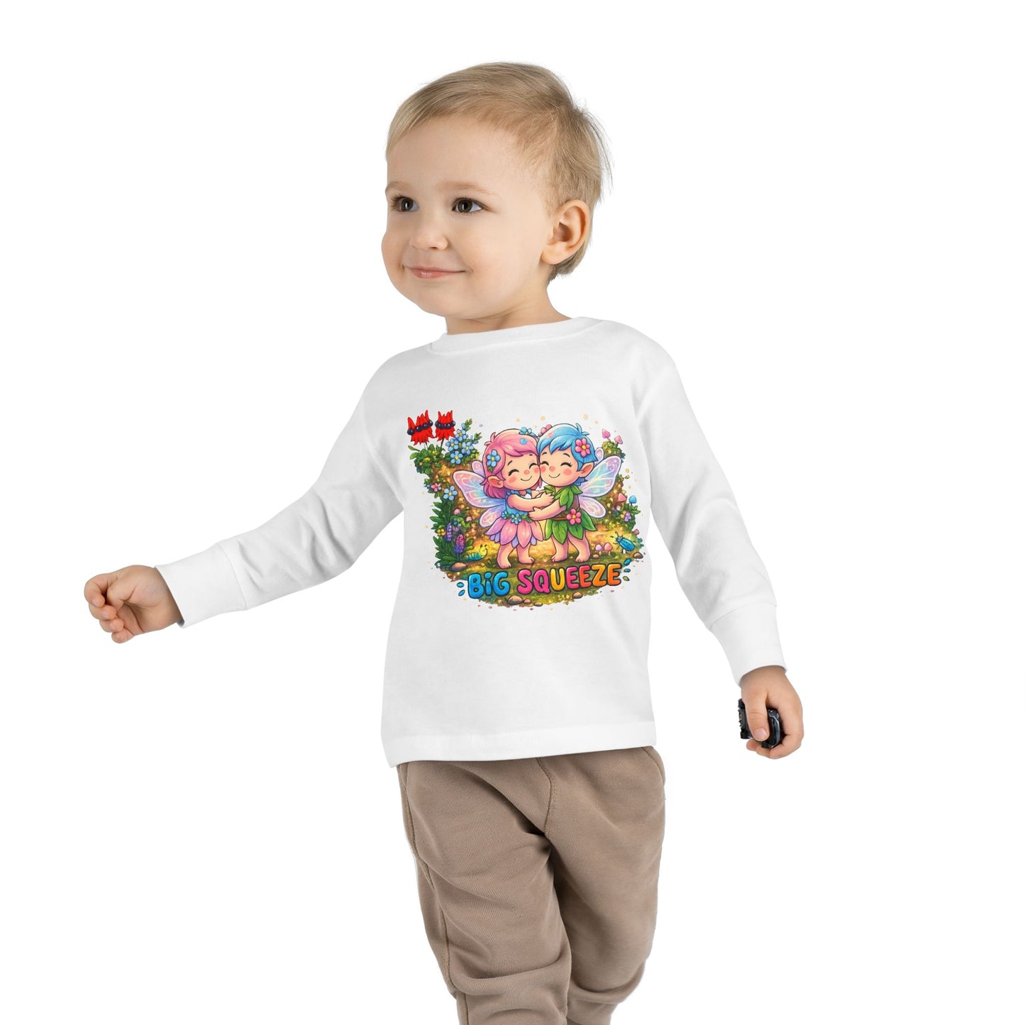 Big Squeeze Fairy Toddler Long Sleeve Tee