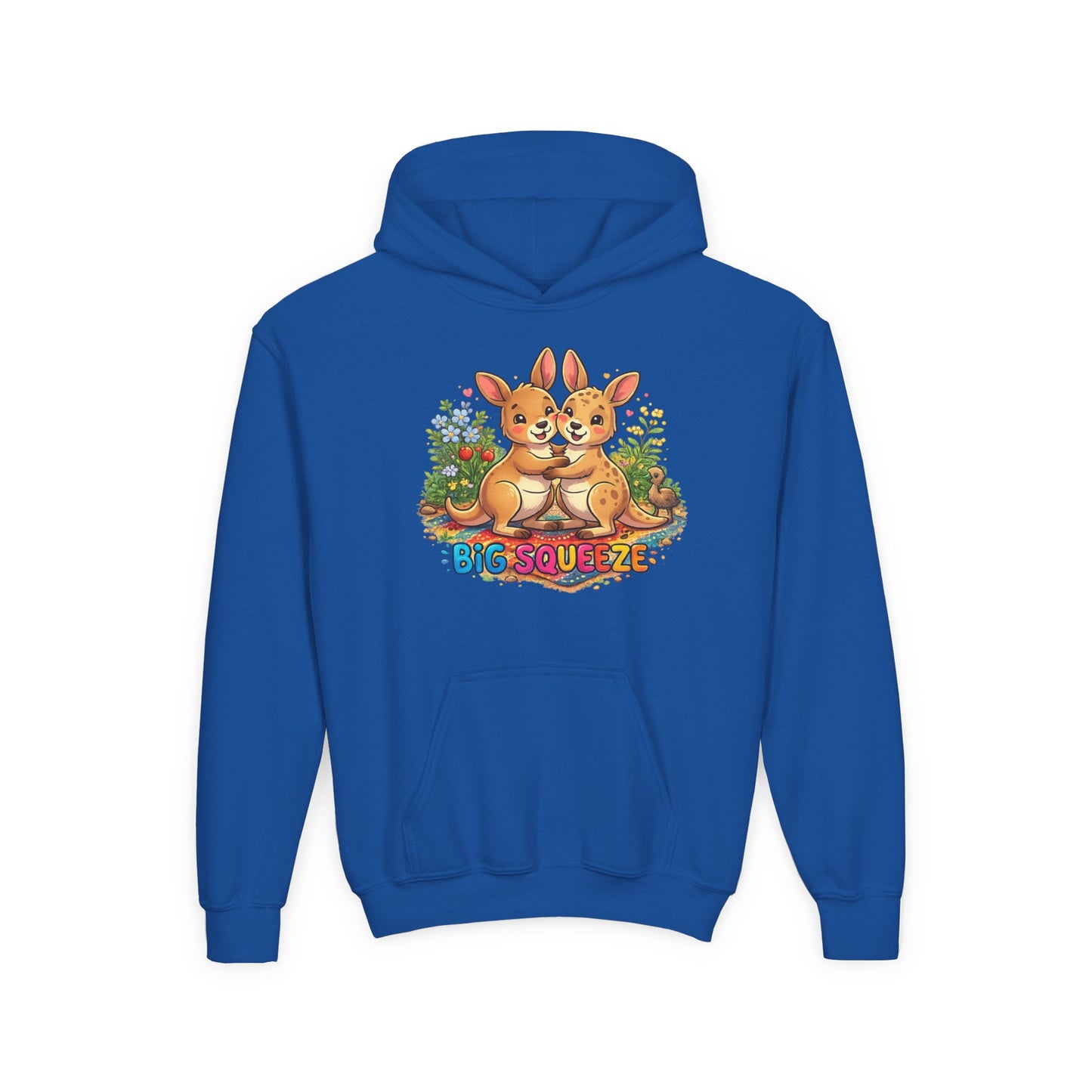 Big Sueeze Kangaroo Youth Heavy Blend Hooded Sweatshirt