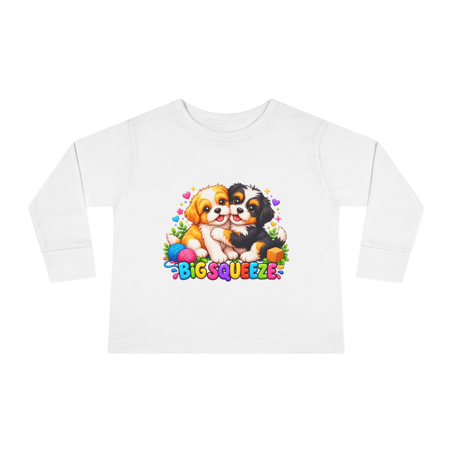 Big Squeeze Shih Tzu Toddler Long Sleeve Tee