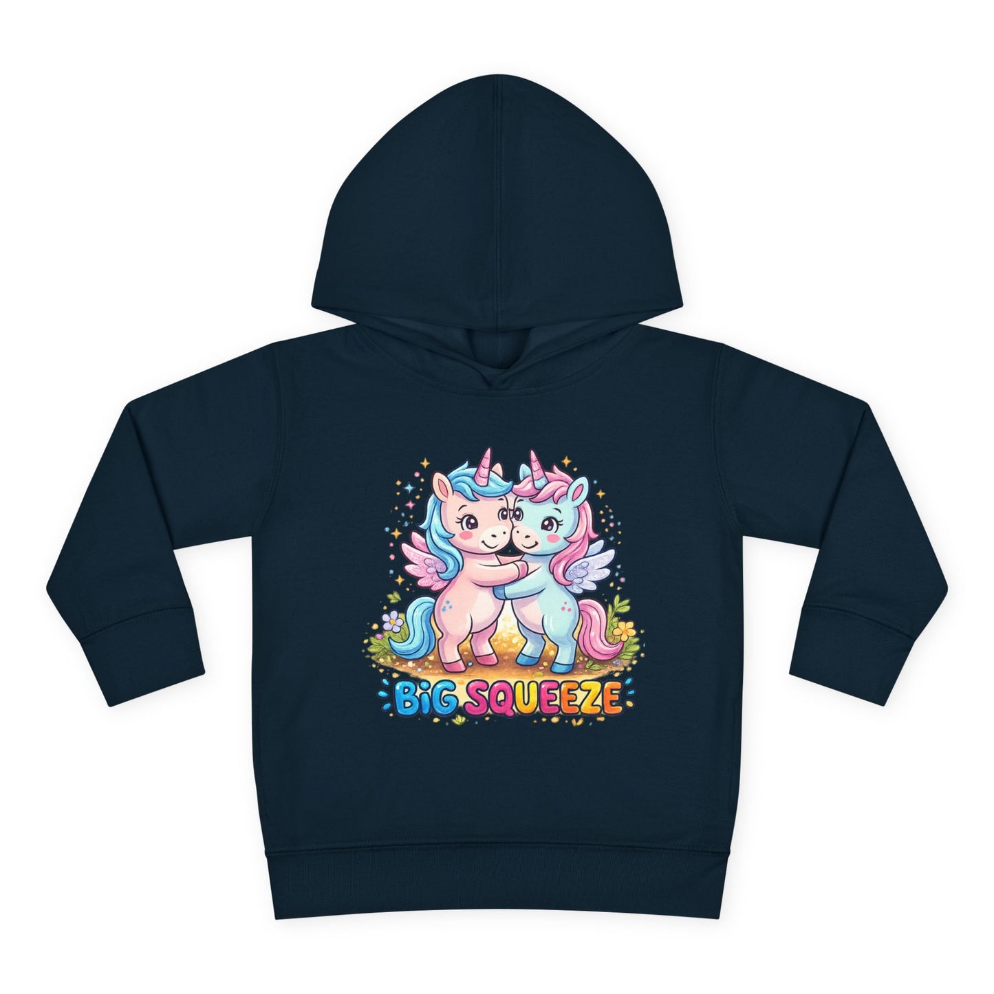 Big Squeeze Unicorn Toddler Pullover Fleece Hoodie