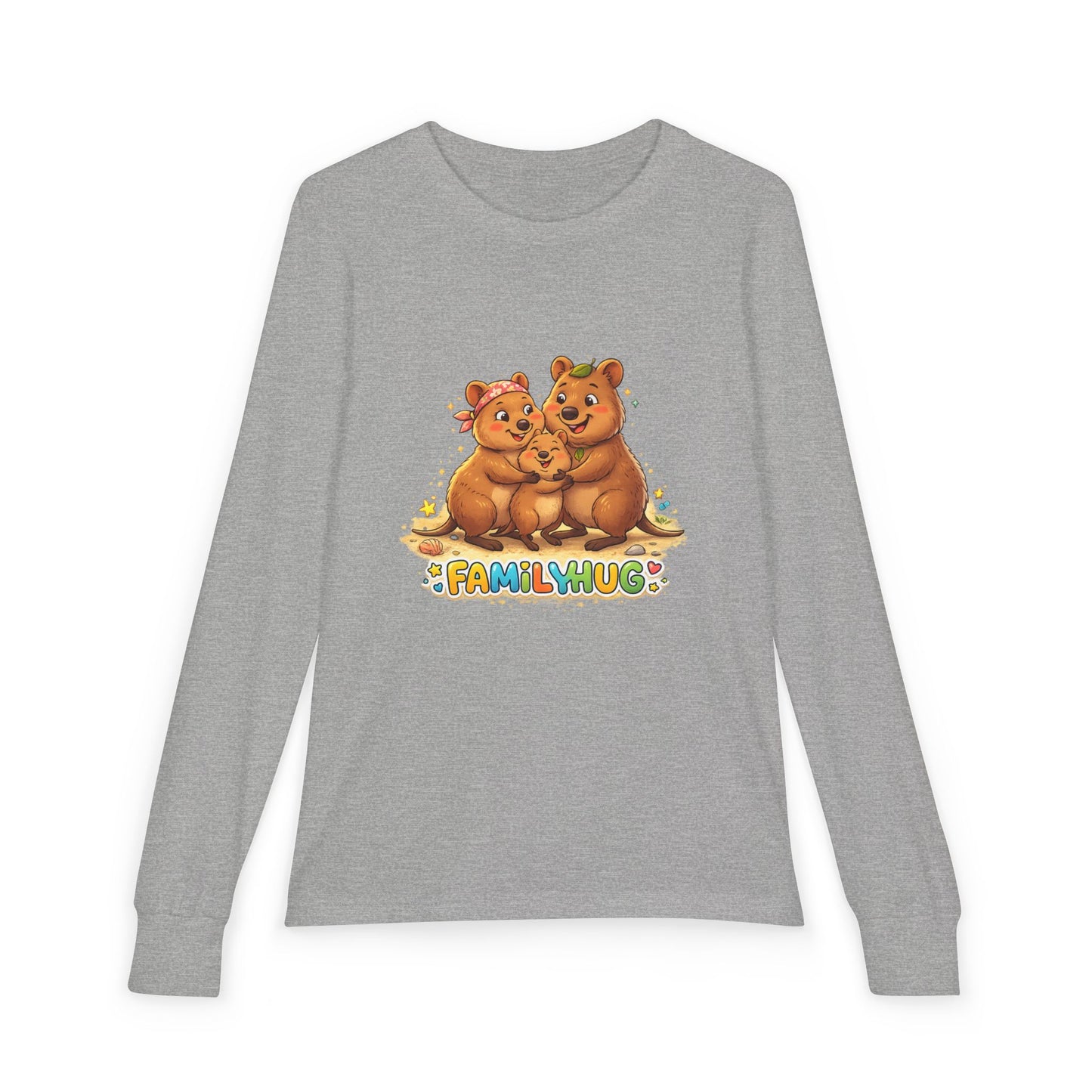 Family Hug Quokka Youth Jersey Long Sleeve Tee