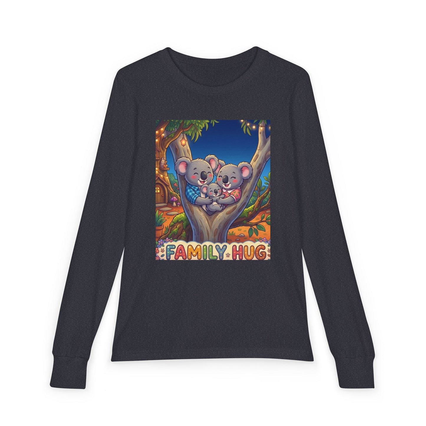 Family Hug Koala Youth Jersey Long Sleeve Tee