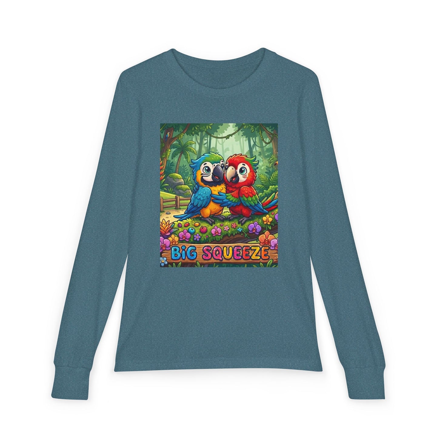 Big Squeeze Macaw Youth Jersey Long Sleeve Tee