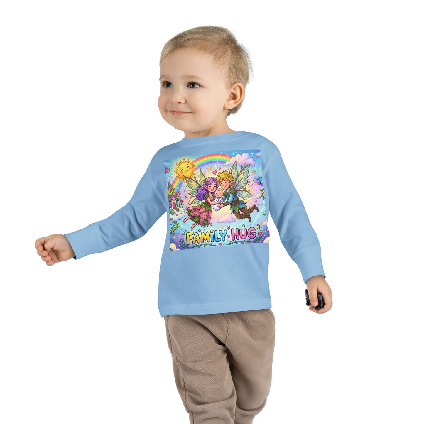 Family Hug Fairy Toddler Long Sleeve Tee