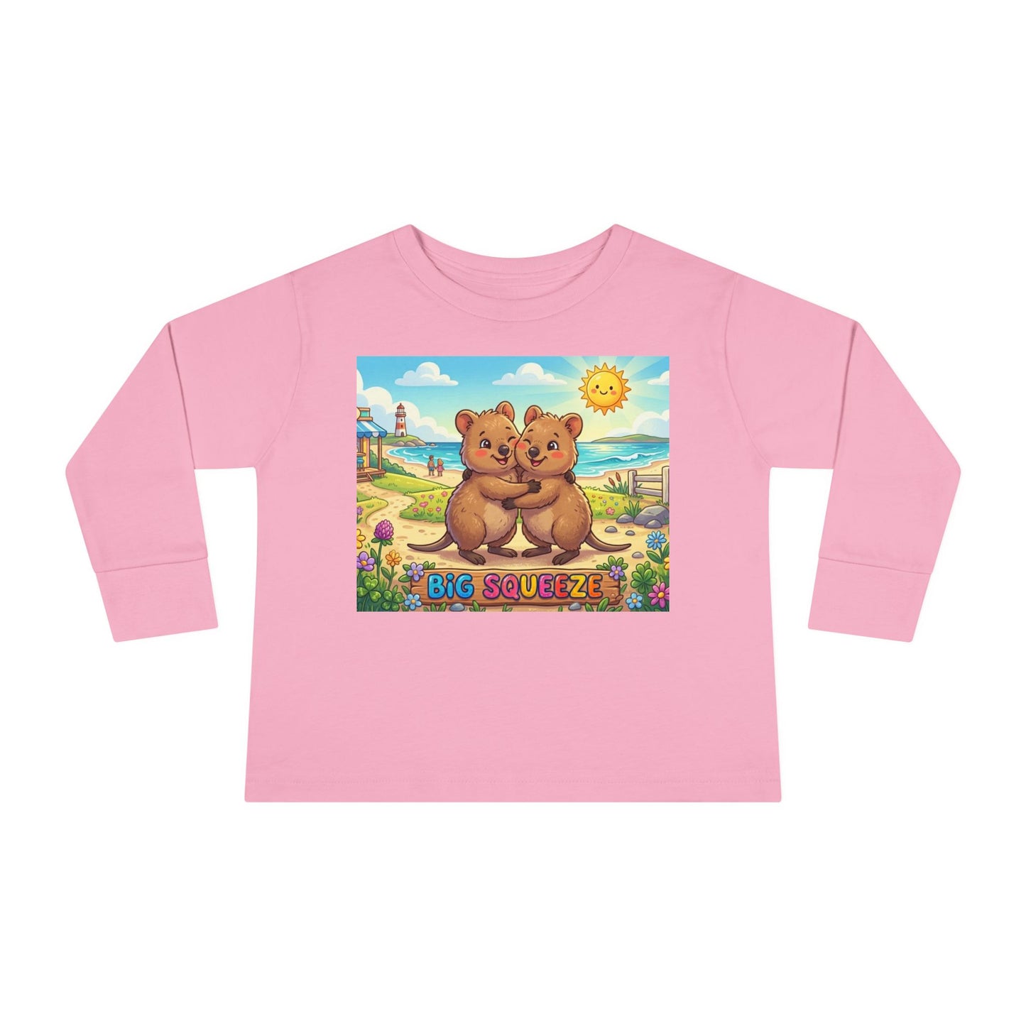 Big Squeeze Quokka Toddler Long Sleeve Tee