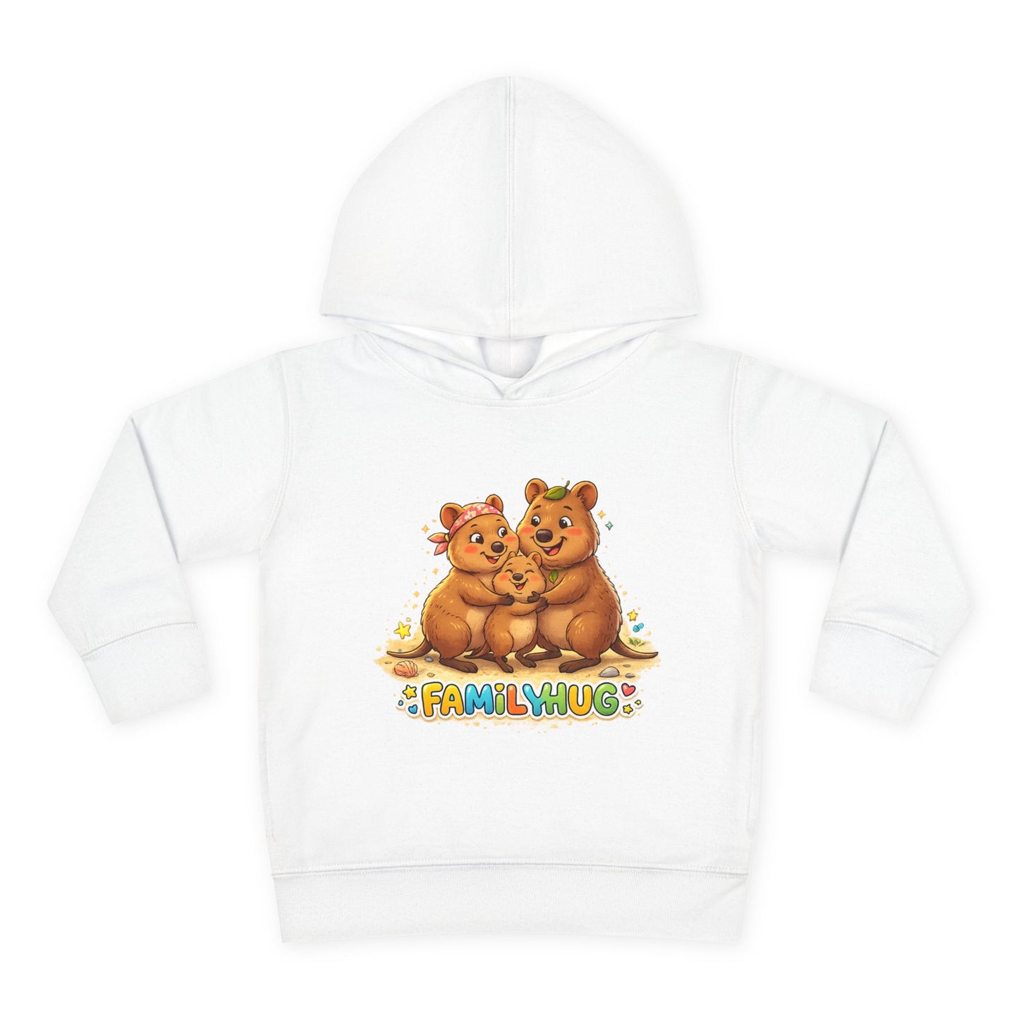 Family Hug Quokka Toddler Pullover Fleece Hoodie