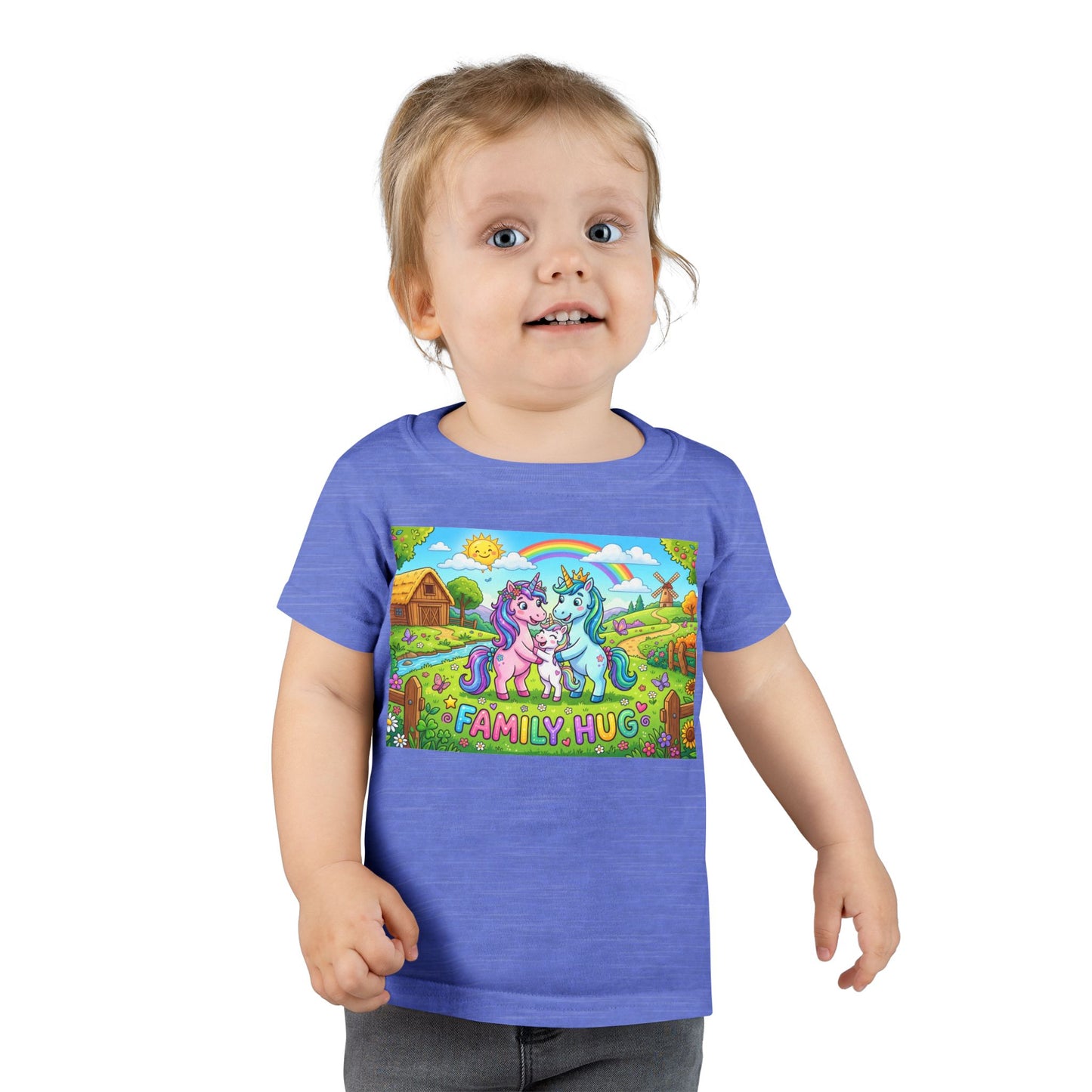 Family Hug Unicorn Toddler T-shirt