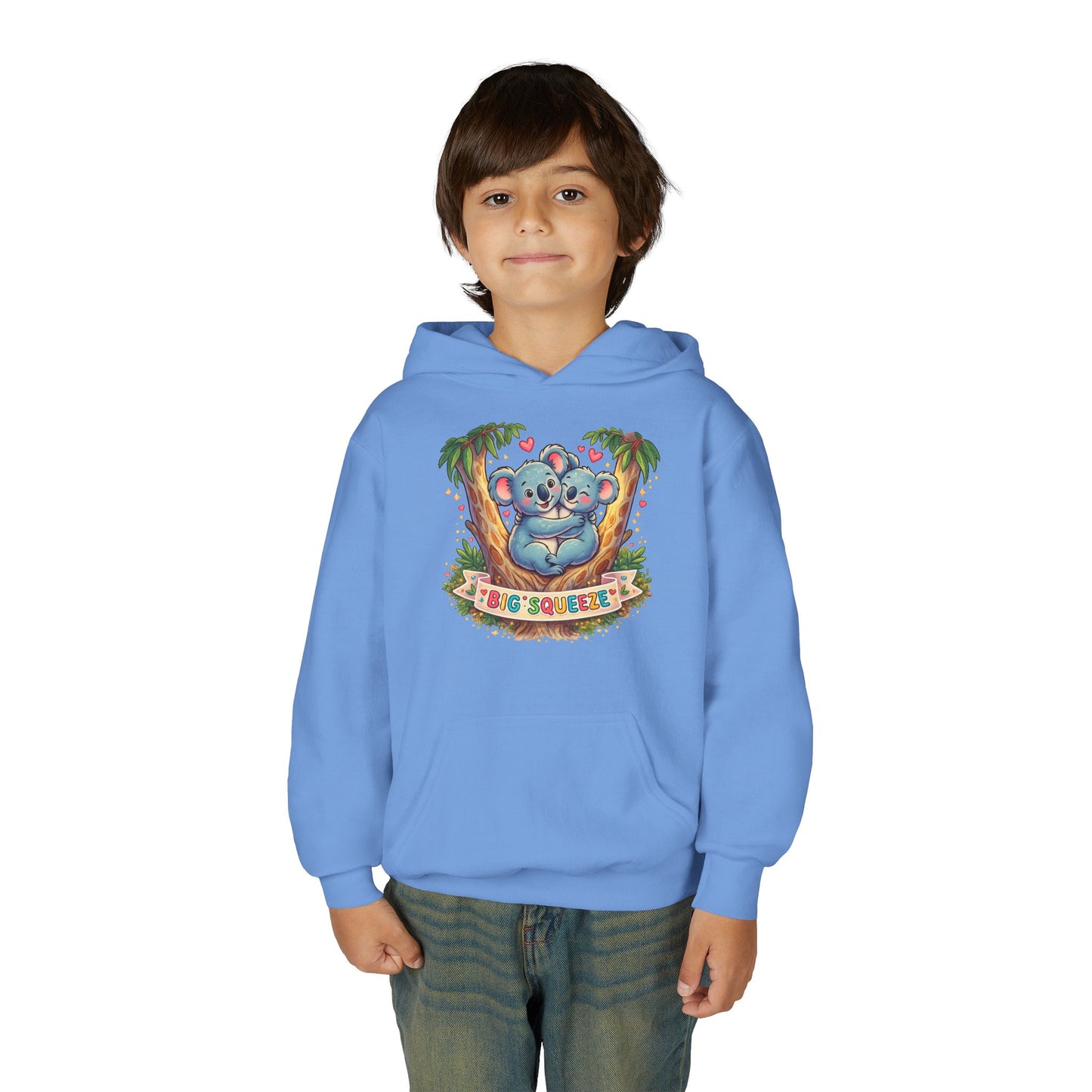 Big Squeeze Koala Youth Heavy Blend Hooded Sweatshirt