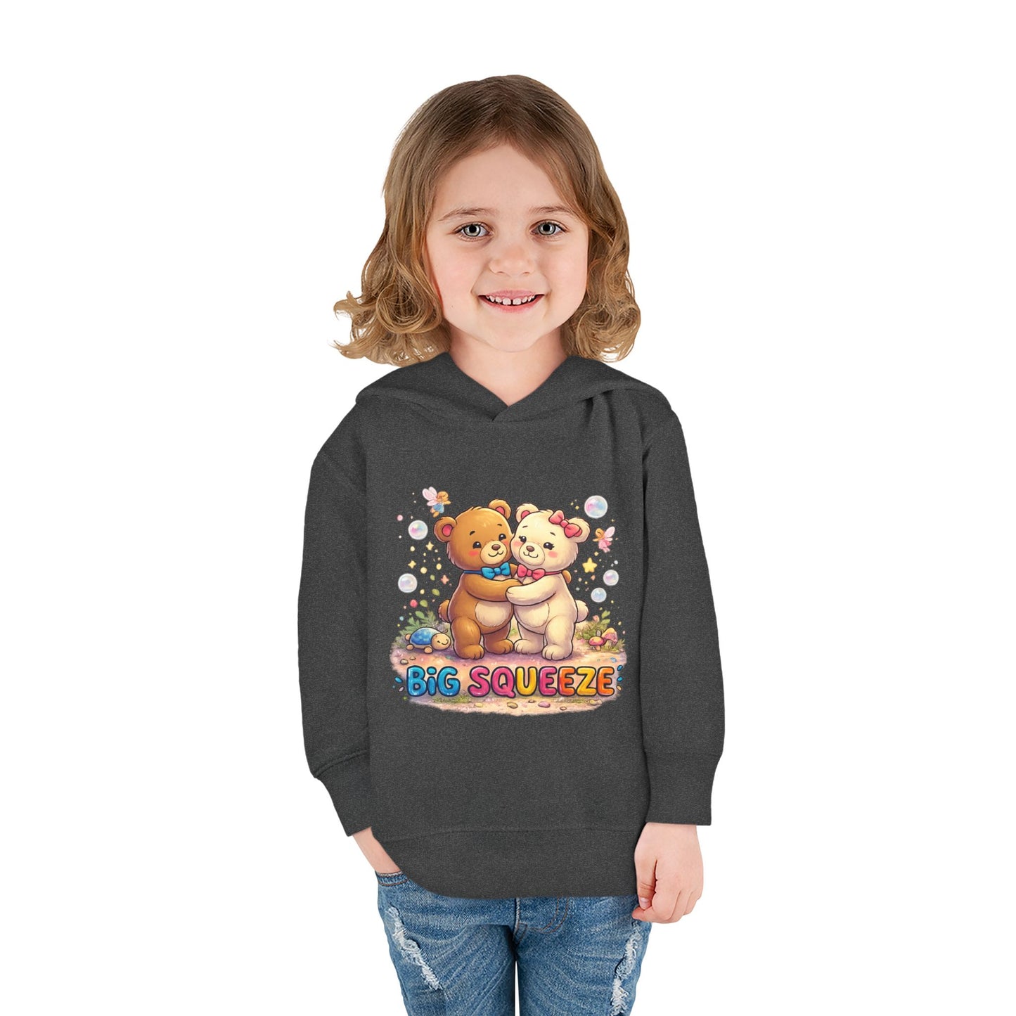 Big Squeeze Teddy Toddler Pullover Fleece Hoodie