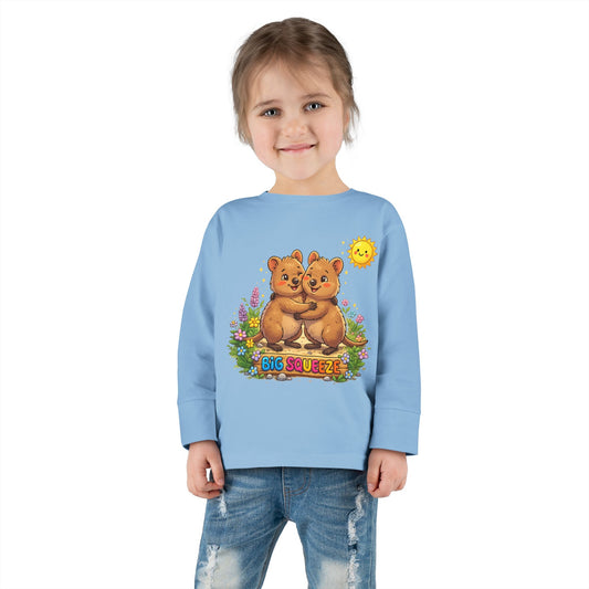 Big Squeeze Quokka Toddler Long Sleeve Tee