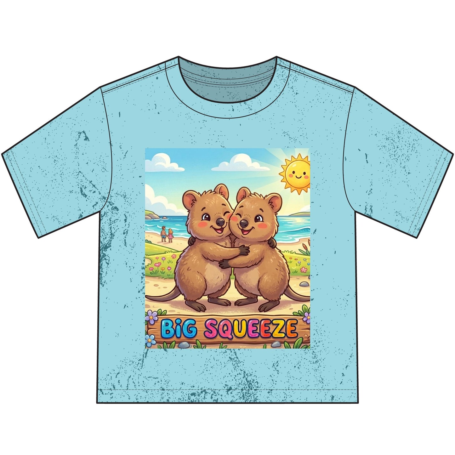 Big Squeeze Quokka Heavyweight Color Blast Youth T-Shirt