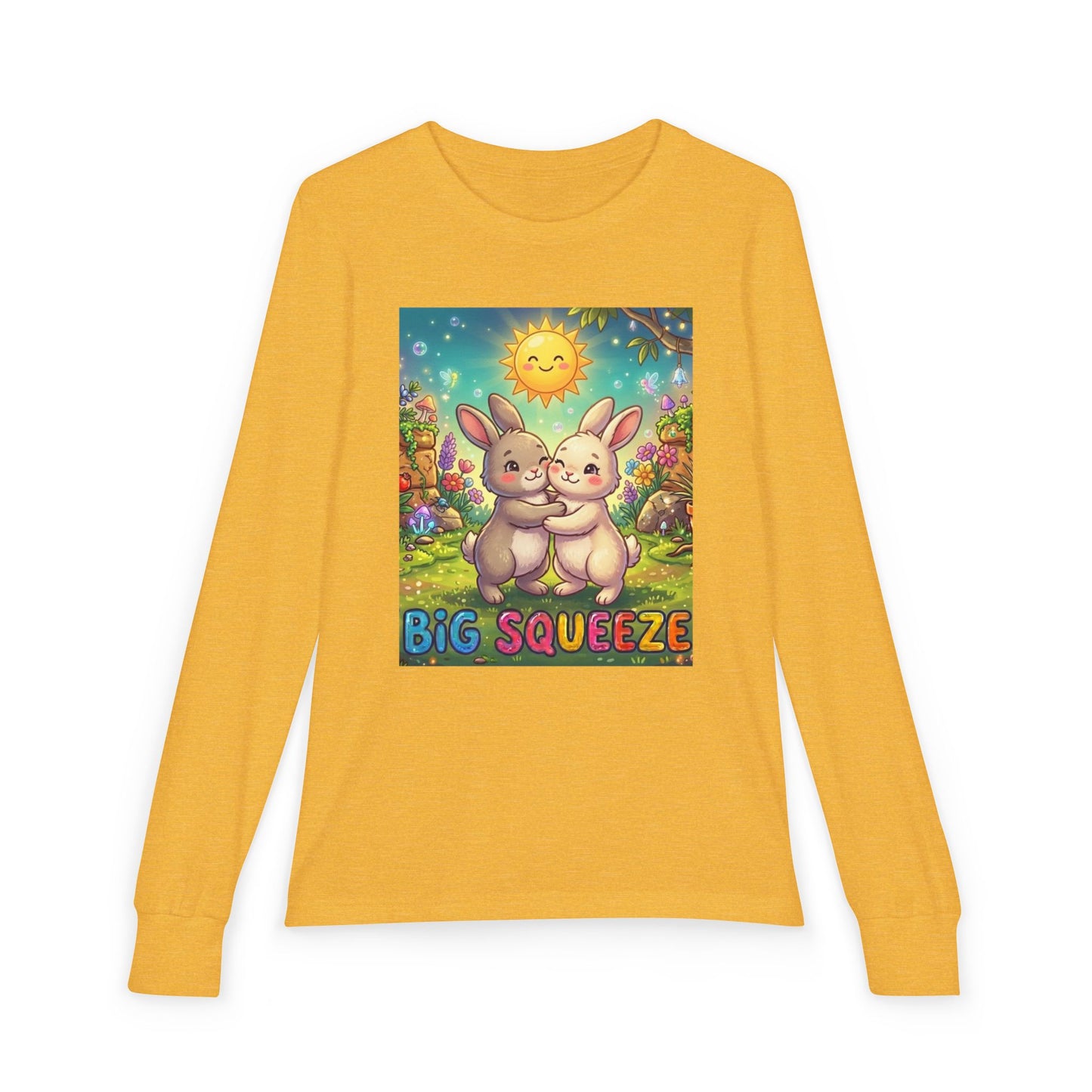 Big Squeeze Bunny Youth Jersey Long Sleeve Tee