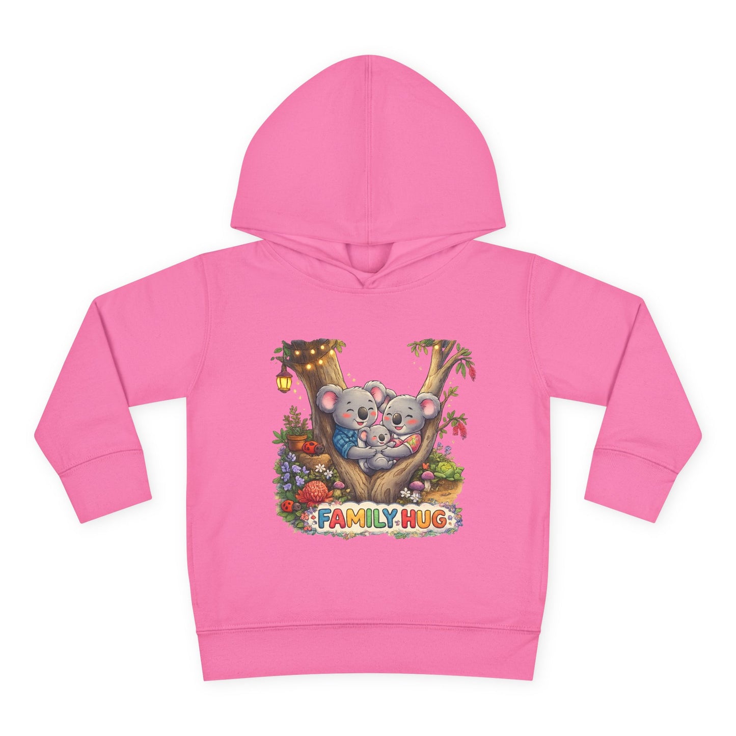 Family Hug Koala Toddler Pullover Fleece Hoodie