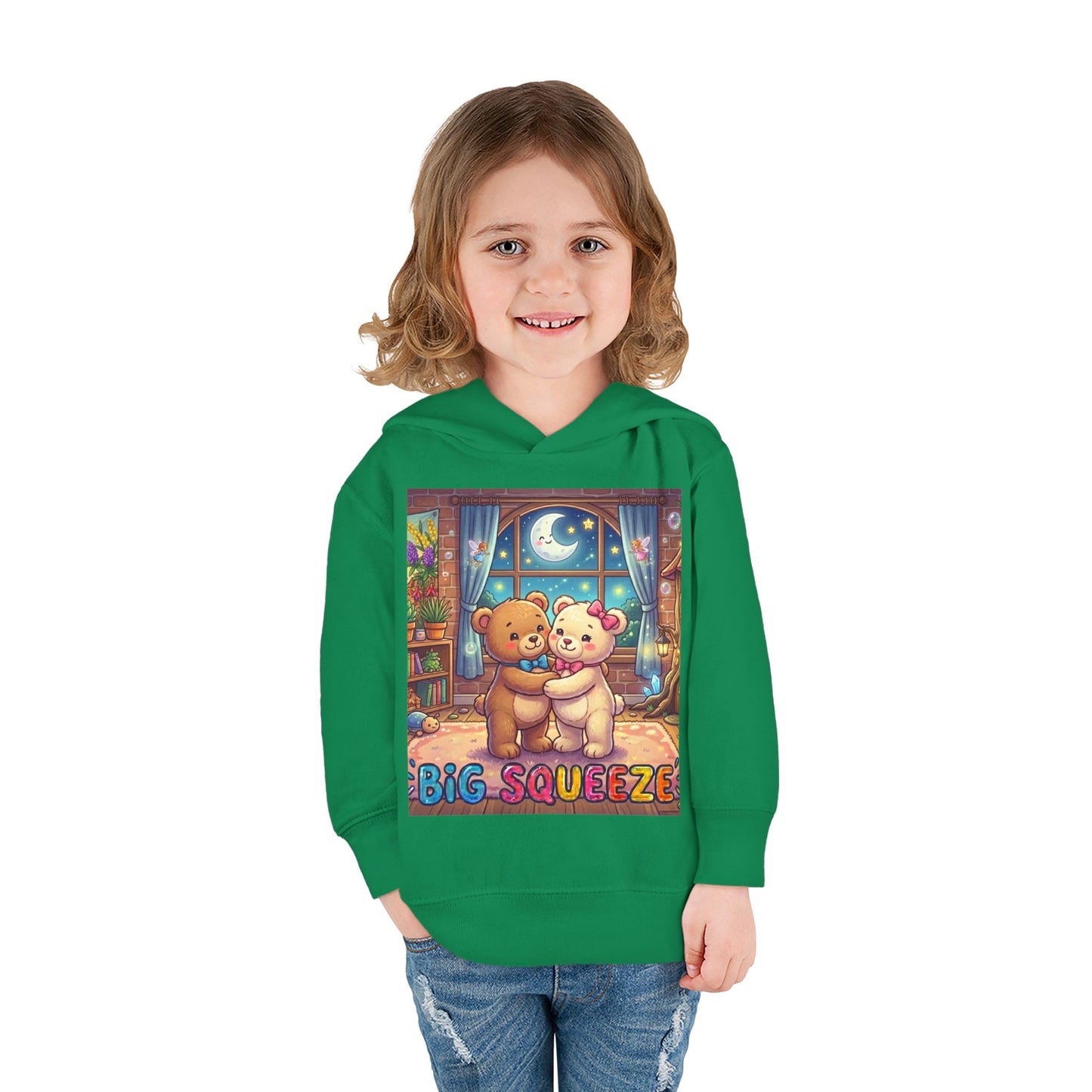 Big Squeeze Teddy Toddler Pullover Fleece Hoodie