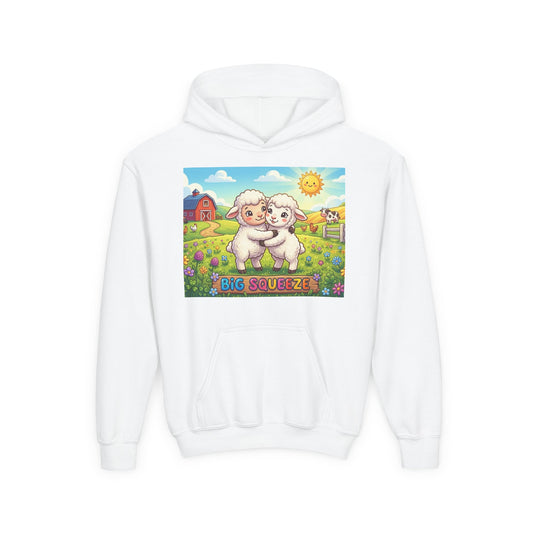 Big Squeeze Lamb Youth Heavy Blend Hooded Sweatshirt