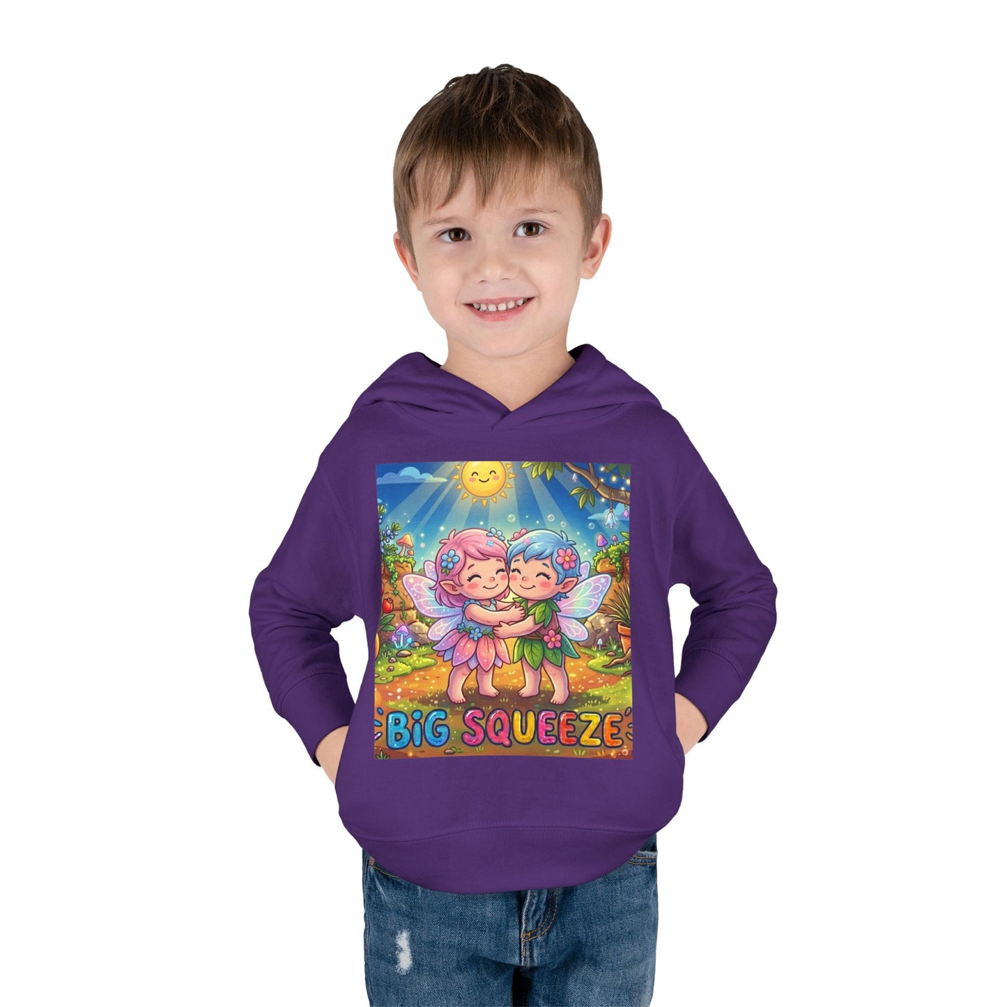 Big Squeeze Fairy Toddler Pullover Fleece Hoodie