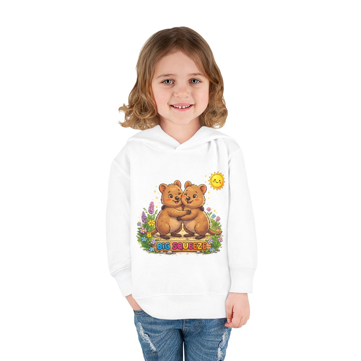 Big Squeeze Quokka Toddler Pullover Fleece Hoodie