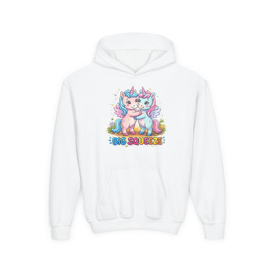 Big Squeeze Unicorn Youth Heavy Blend Hooded Sweatshirt
