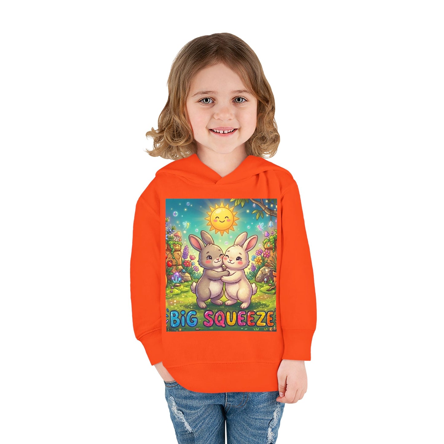 Big Squeeze Bunny Toddler Pullover Fleece Hoodie