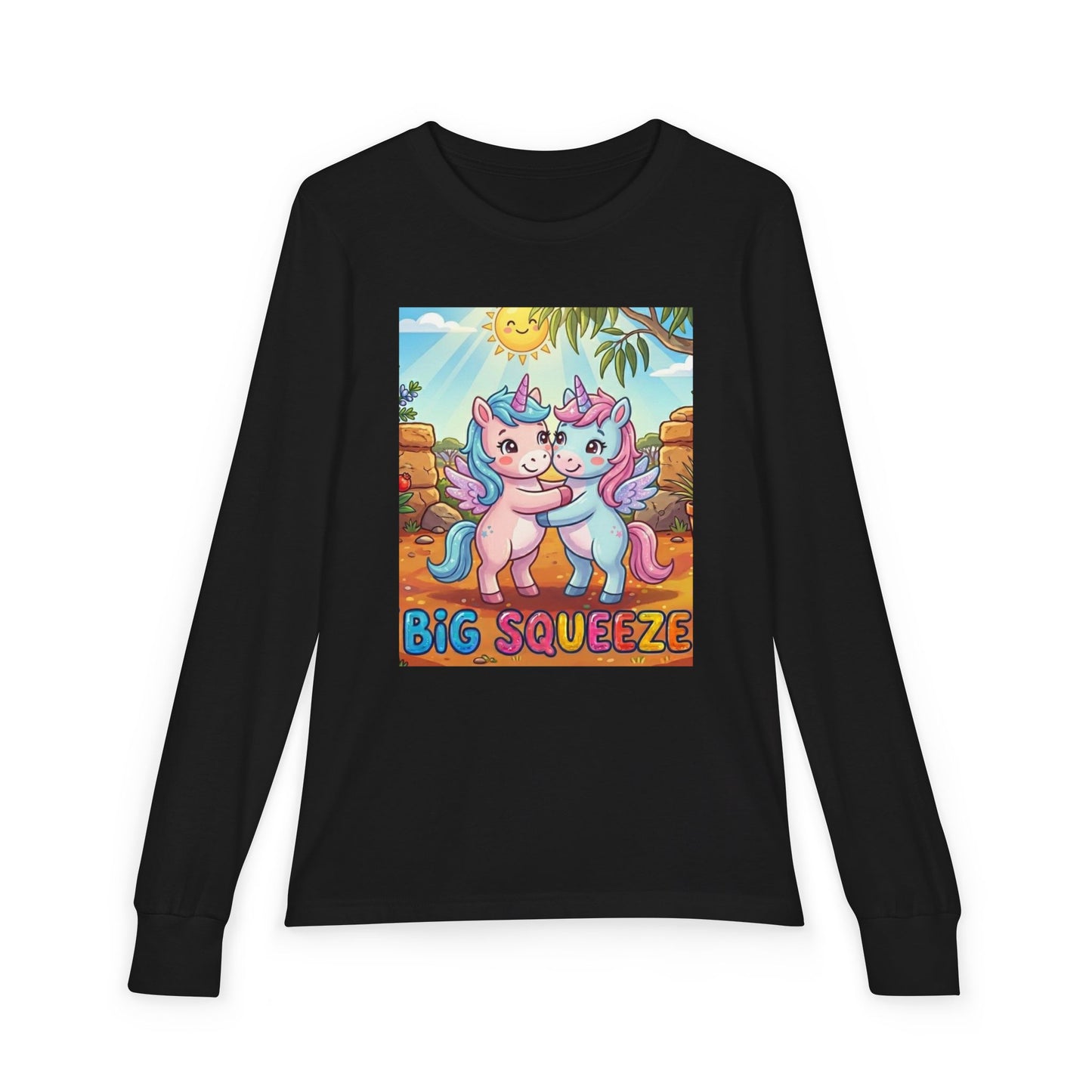 Big Squeeze Unicorn Youth Jersey Long Sleeve Tee