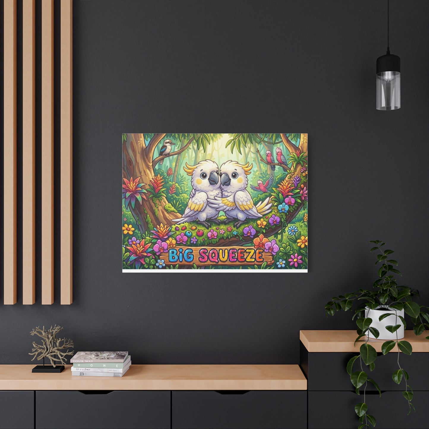 Big Squeeze Cockatoo Classic Canvas