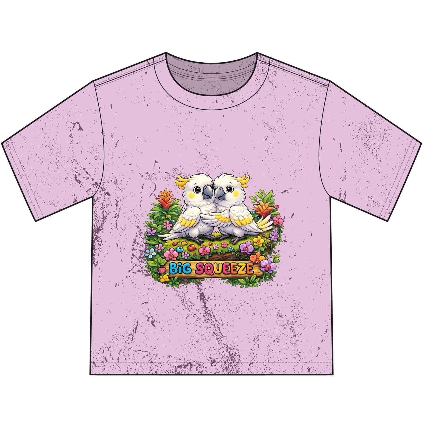 Big Squeeze Cockatoo Heavyweight Color Blast Youth T-Shirt