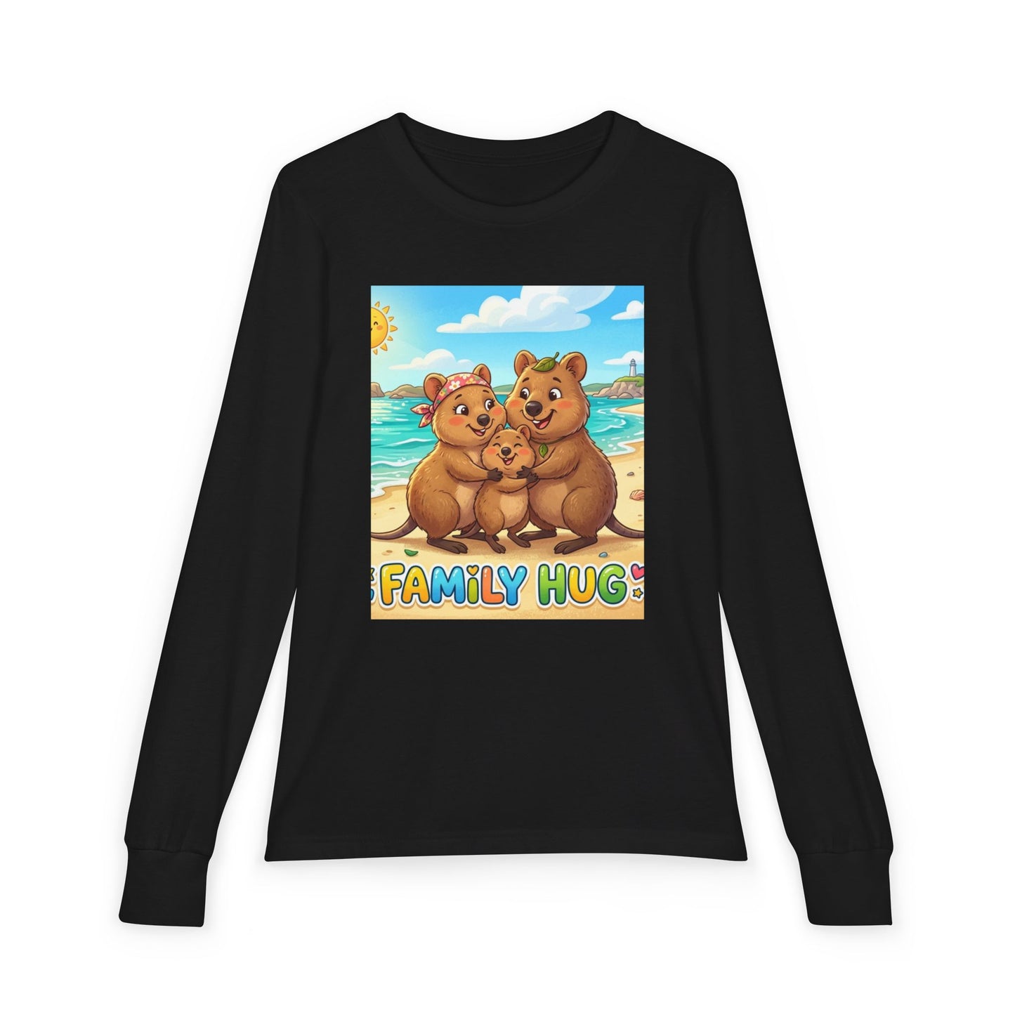 Family Hug Quokka Youth Jersey Long Sleeve Tee