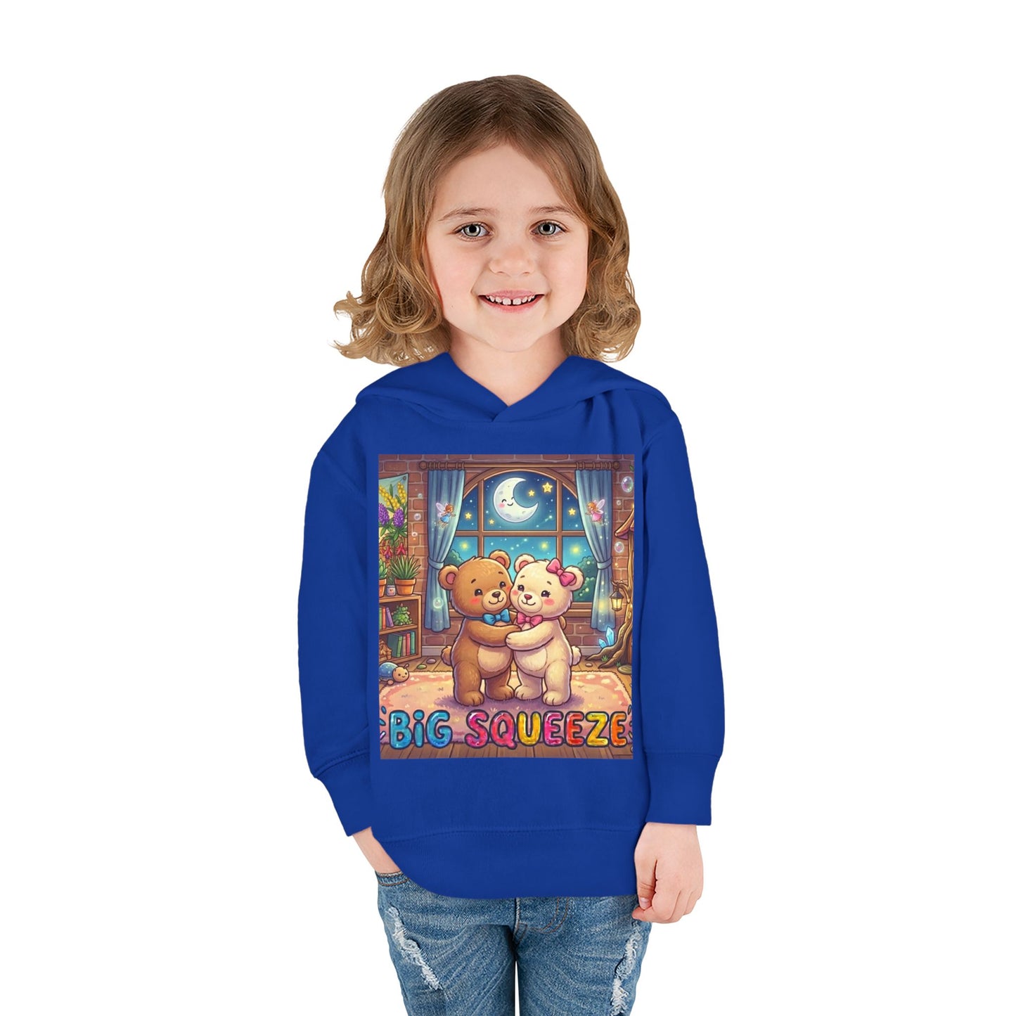Big Squeeze Teddy Toddler Pullover Fleece Hoodie
