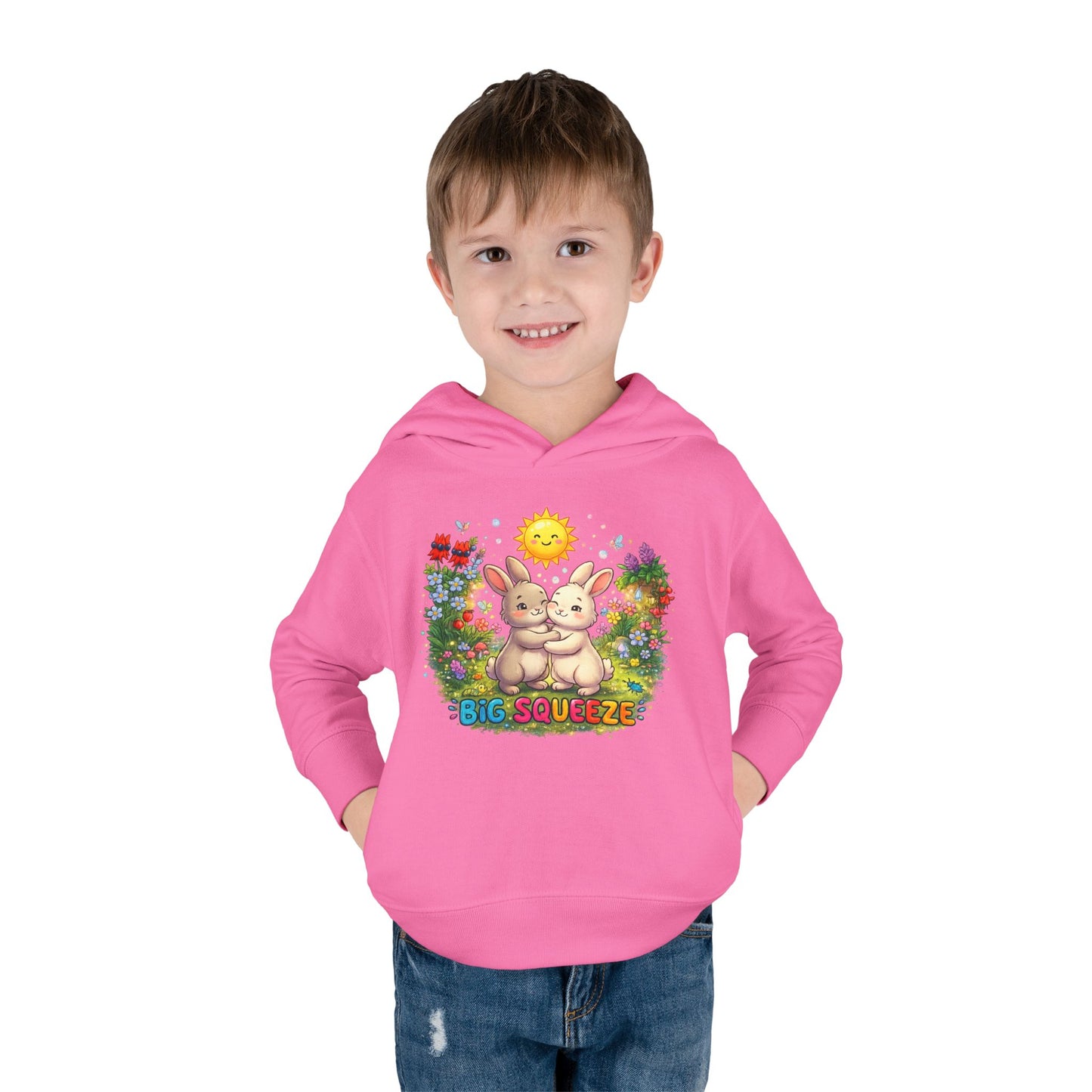 Big Squeeze Bunny Toddler Pullover Fleece Hoodie