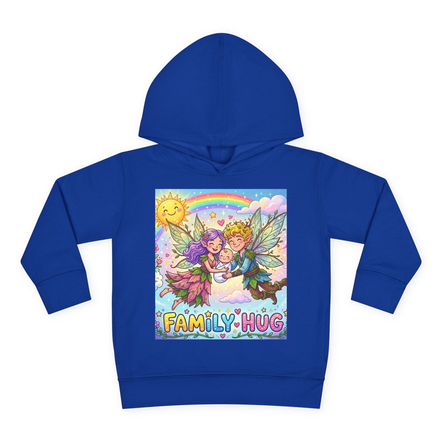 Family Hug Fairy Toddler Pullover Fleece Hoodie