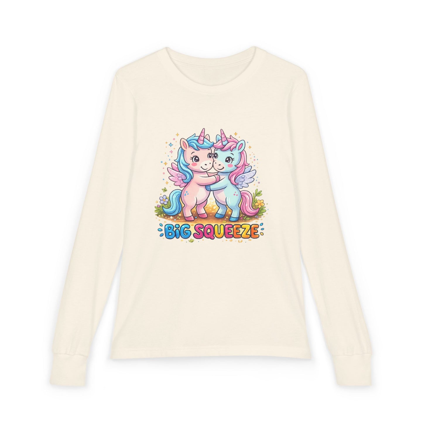 Big Squeeze Unicorn Youth Jersey Long Sleeve Tee