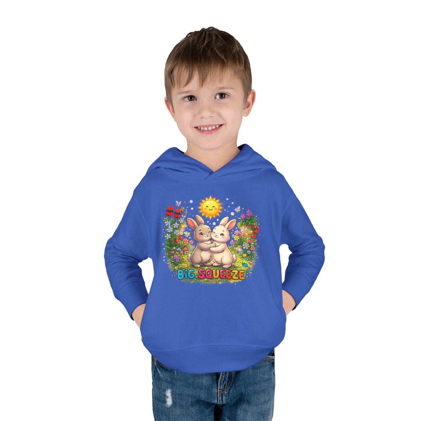 Big Squeeze Bunny Toddler Pullover Fleece Hoodie