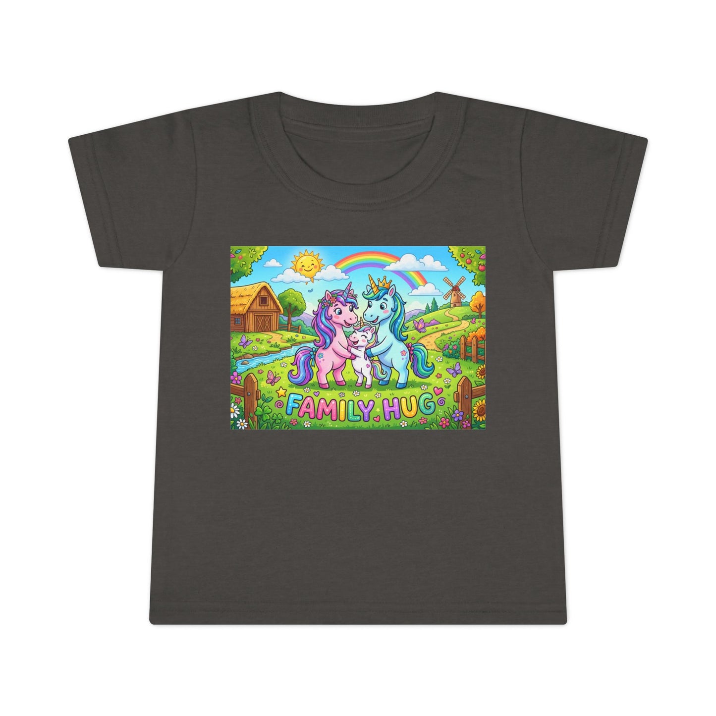 Family Hug Unicorn Toddler T-shirt