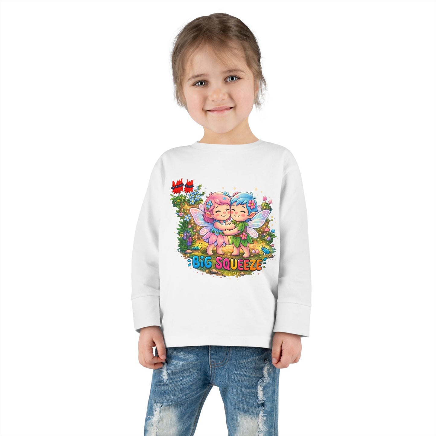 Big Squeeze Fairy Toddler Long Sleeve Tee