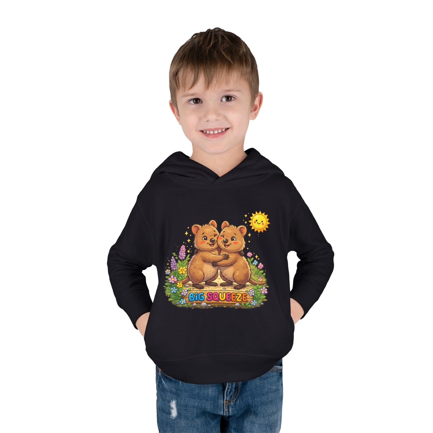 Big Squeeze Quokka Toddler Pullover Fleece Hoodie