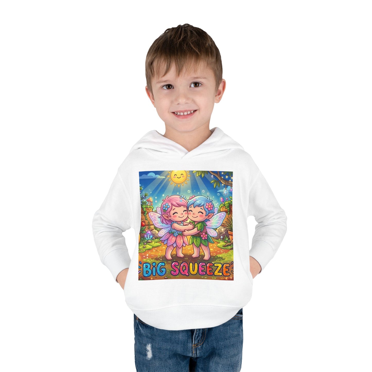 Big Squeeze Fairy Toddler Pullover Fleece Hoodie