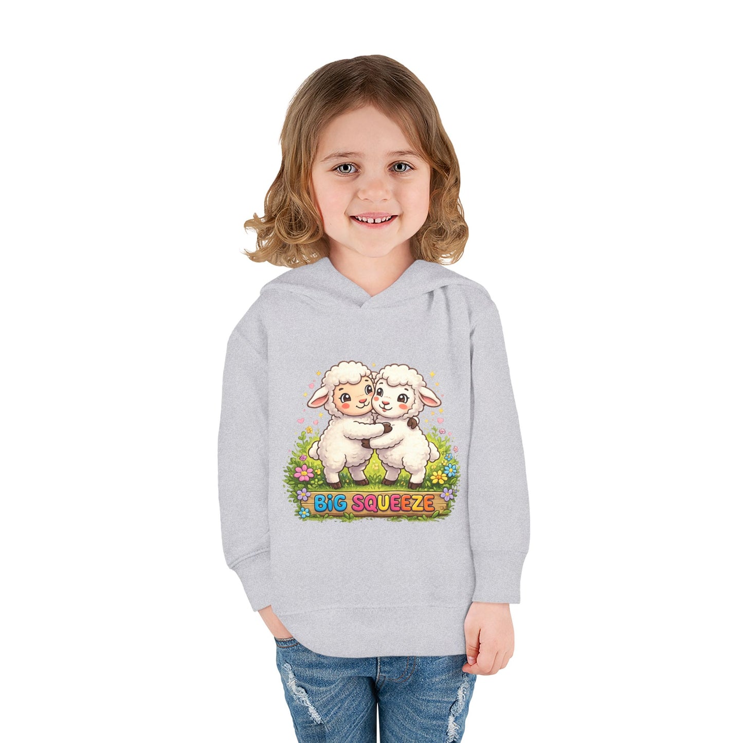 Big Squeeze Lamb Toddler Pullover Fleece Hoodie