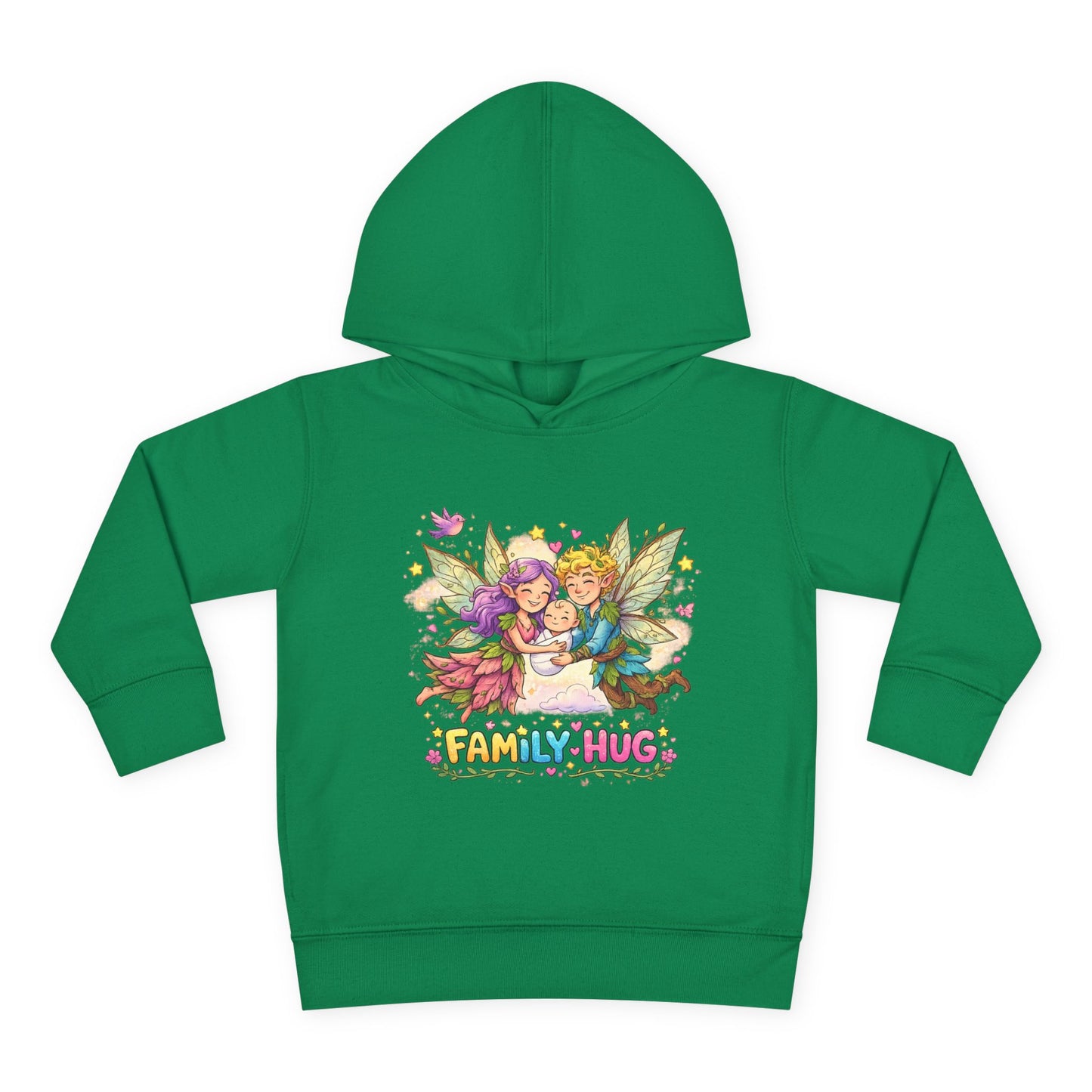 Family Hug Fairy Toddler Pullover Fleece Hoodie