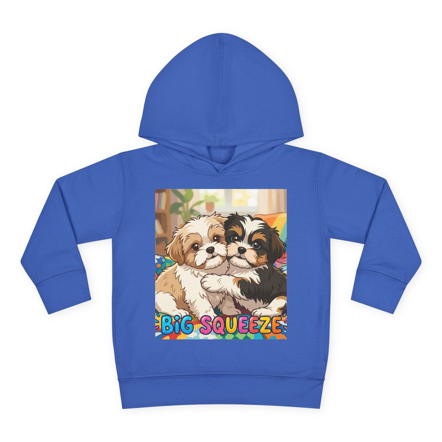 Big Squeeze Shih Tzu Toddler Pullover Fleece Hoodie