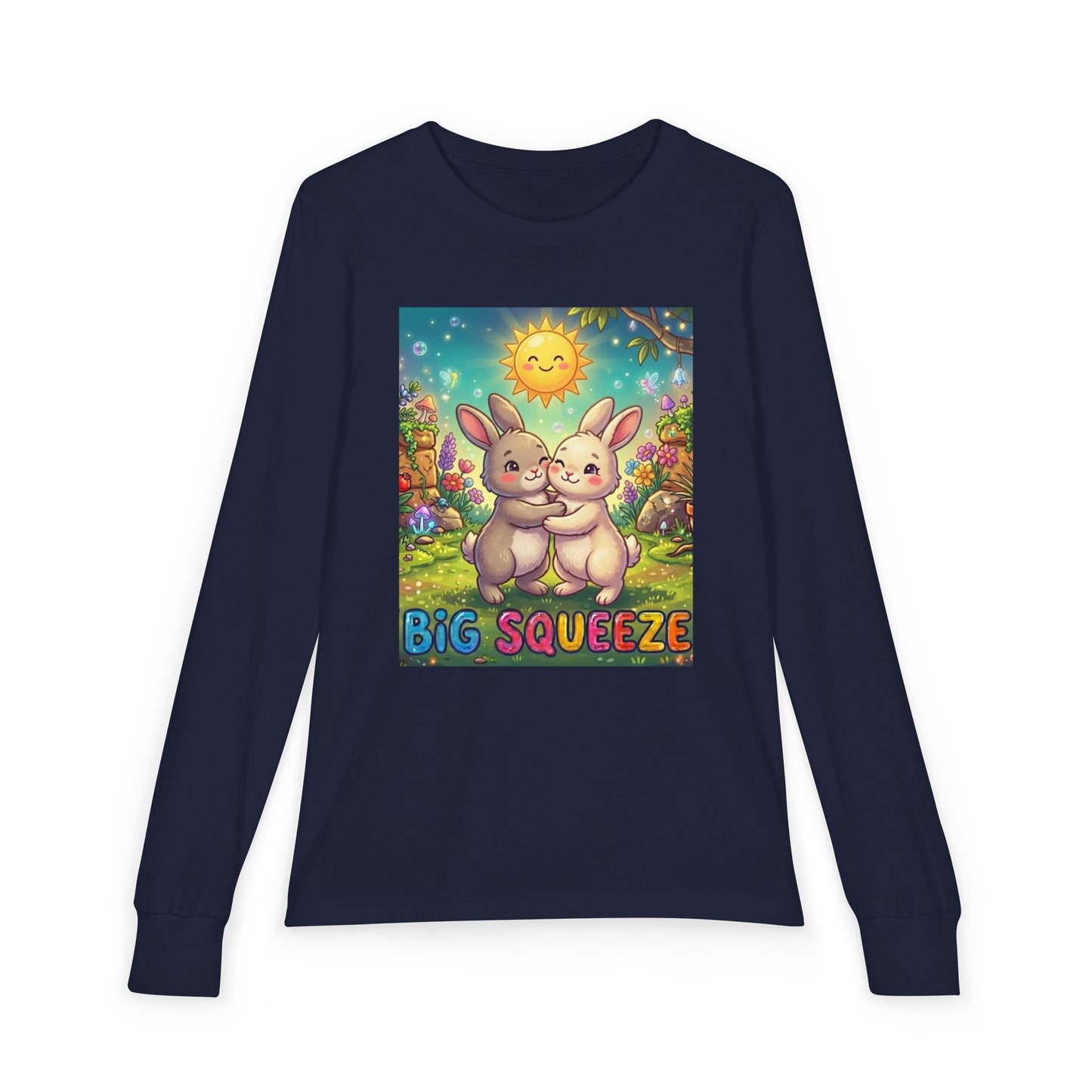 Big Squeeze Bunny Youth Jersey Long Sleeve Tee