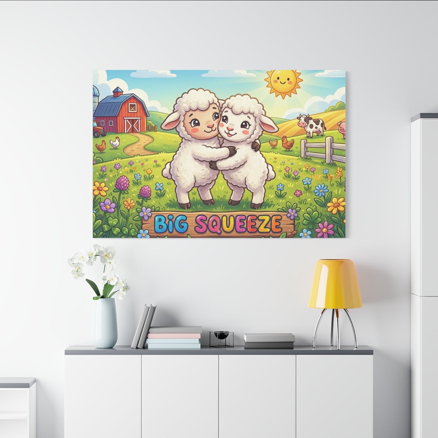 Big Squeeze Lamb Classic Canvas