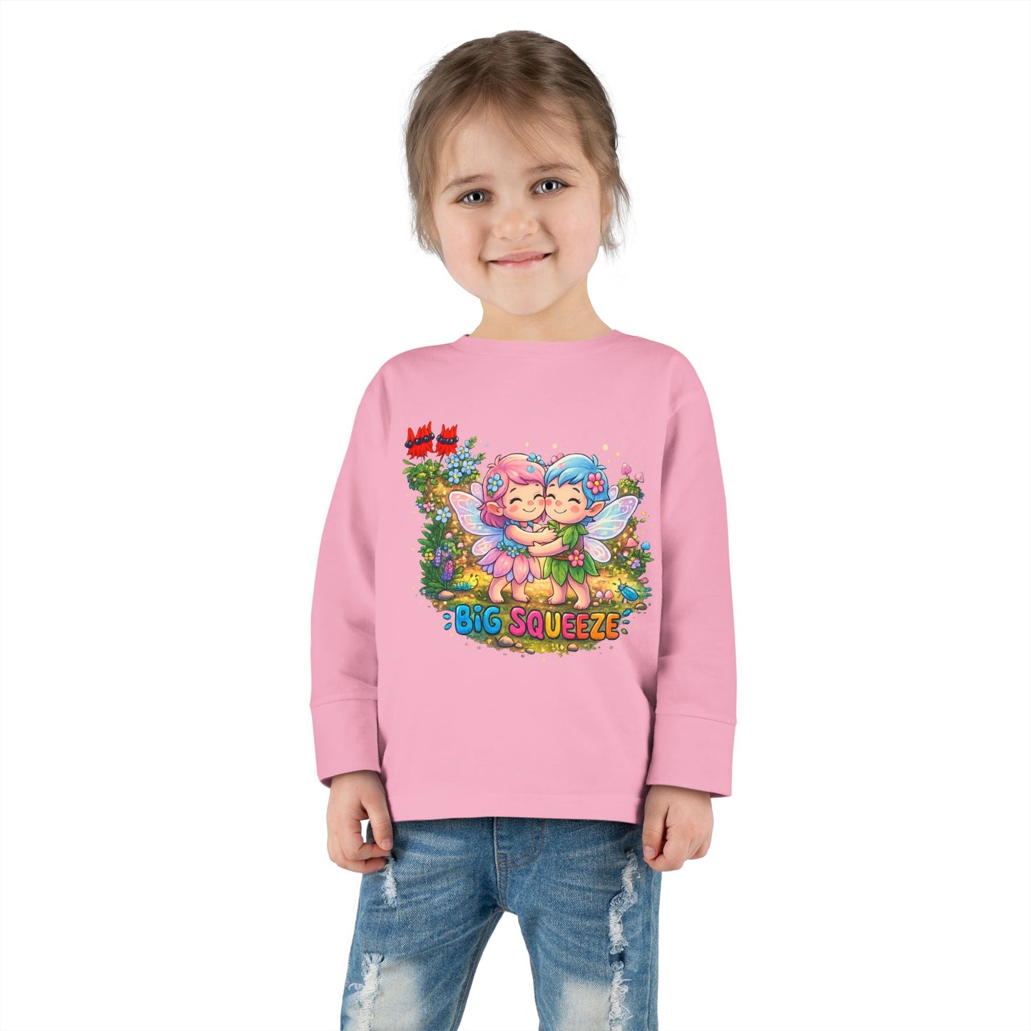 Big Squeeze Fairy Toddler Long Sleeve Tee