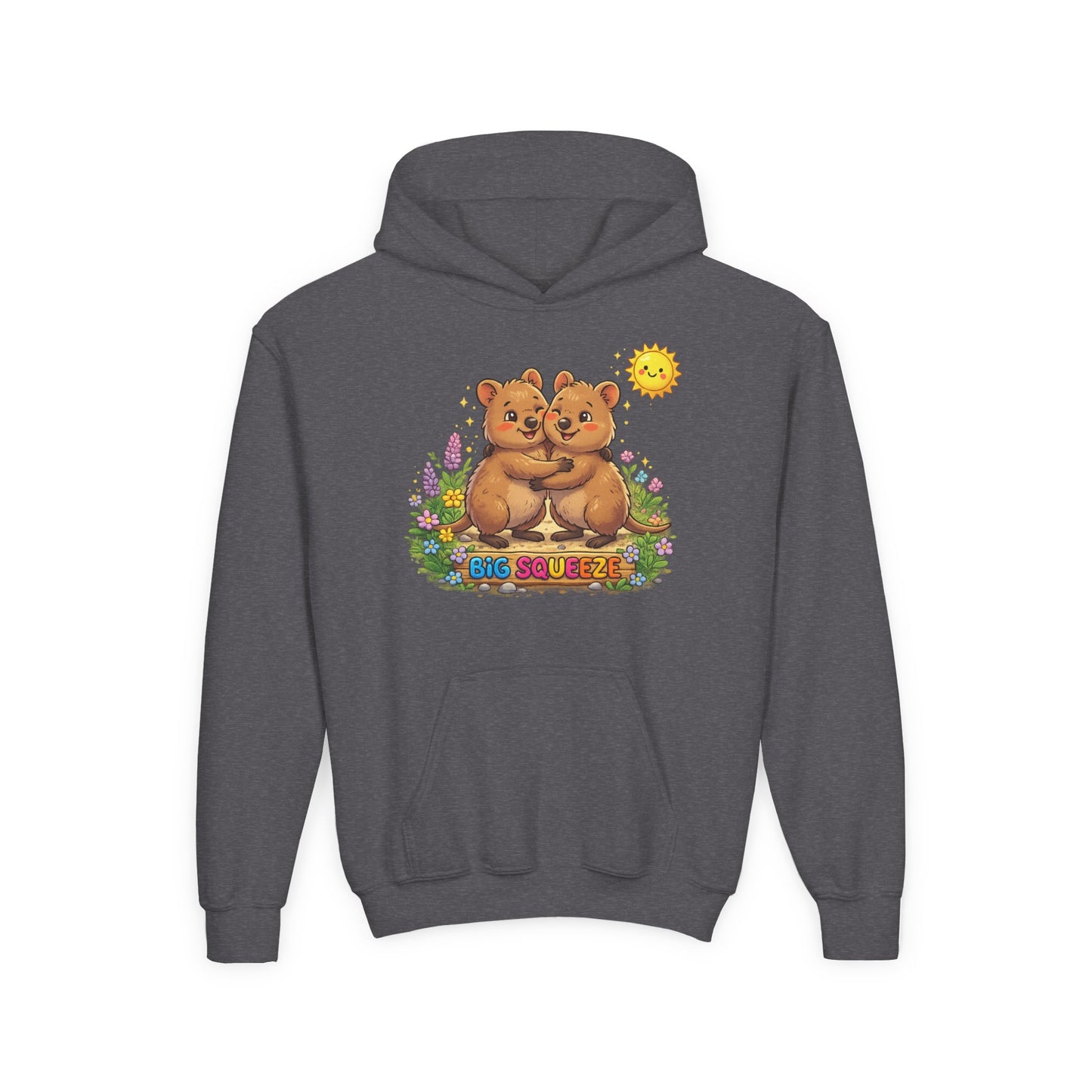 Big Squeeze Quokka Youth Heavy Blend Hooded Sweatshirt