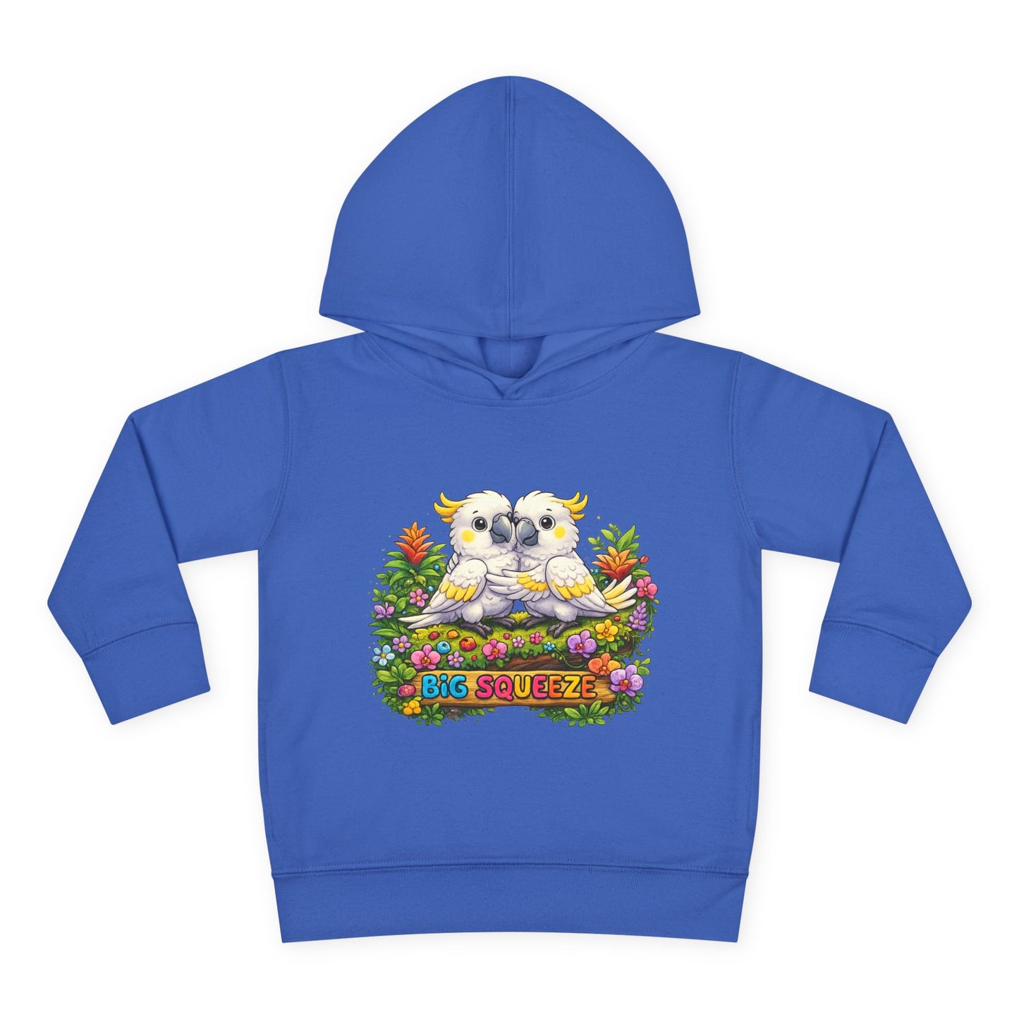 Big Squeeze Cockatoo Toddler Pullover Fleece Hoodie