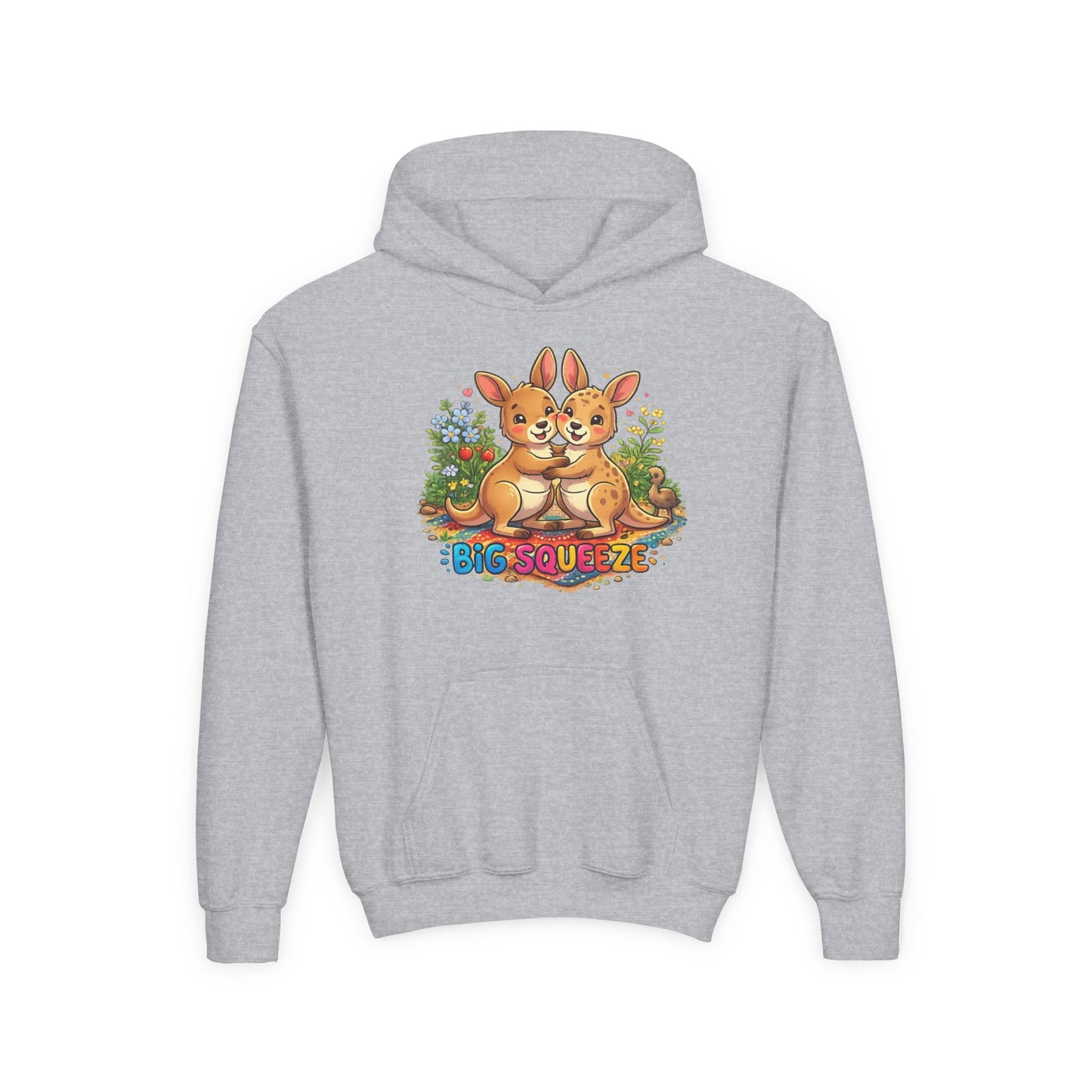 Big Sueeze Kangaroo Youth Heavy Blend Hooded Sweatshirt