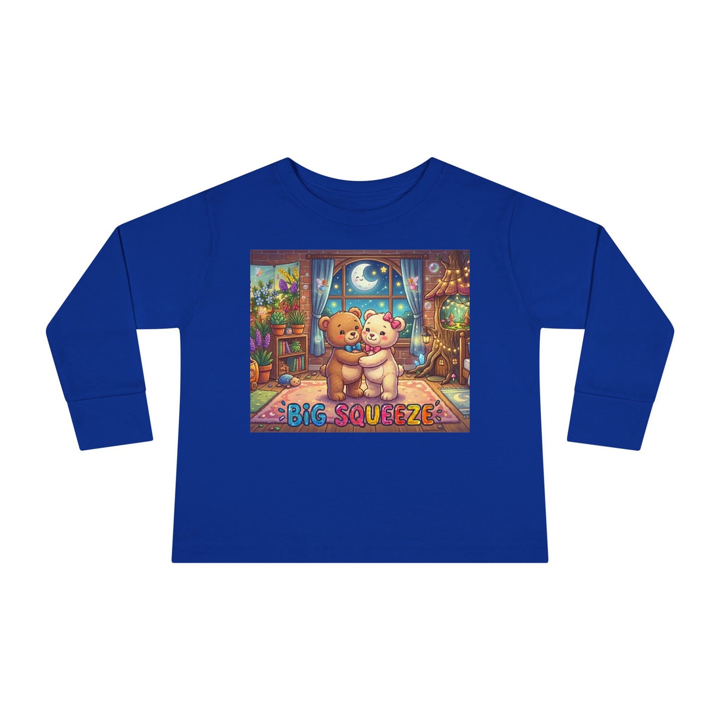 Big Squeeze Teddy Toddler Long Sleeve Tee